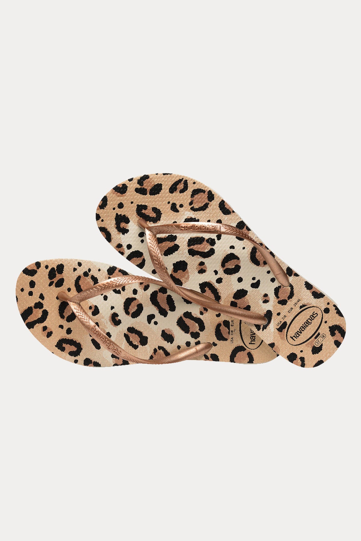 Havaianas Leopar Desenli Parmak Arası Terlik