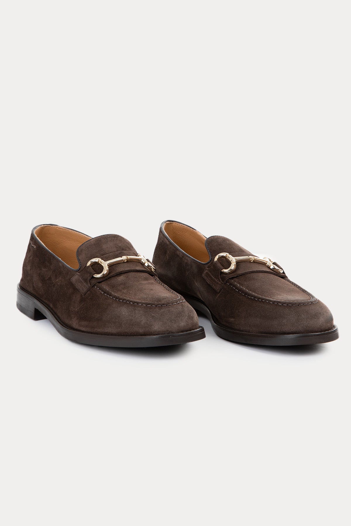 Alexander Hotto Metal Tokalı Süet Loafer Ayakkabı