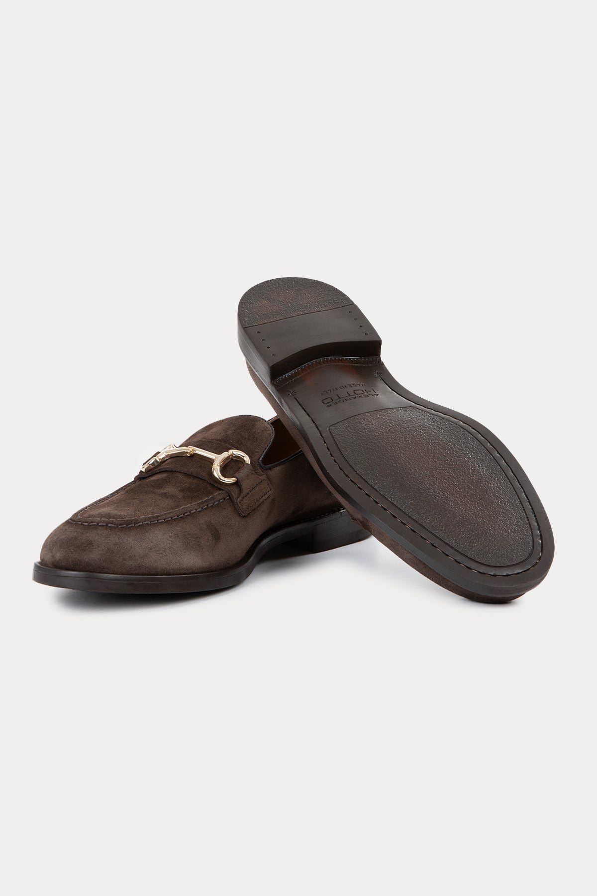 Alexander Hotto Metal Tokalı Süet Loafer Ayakkabı
