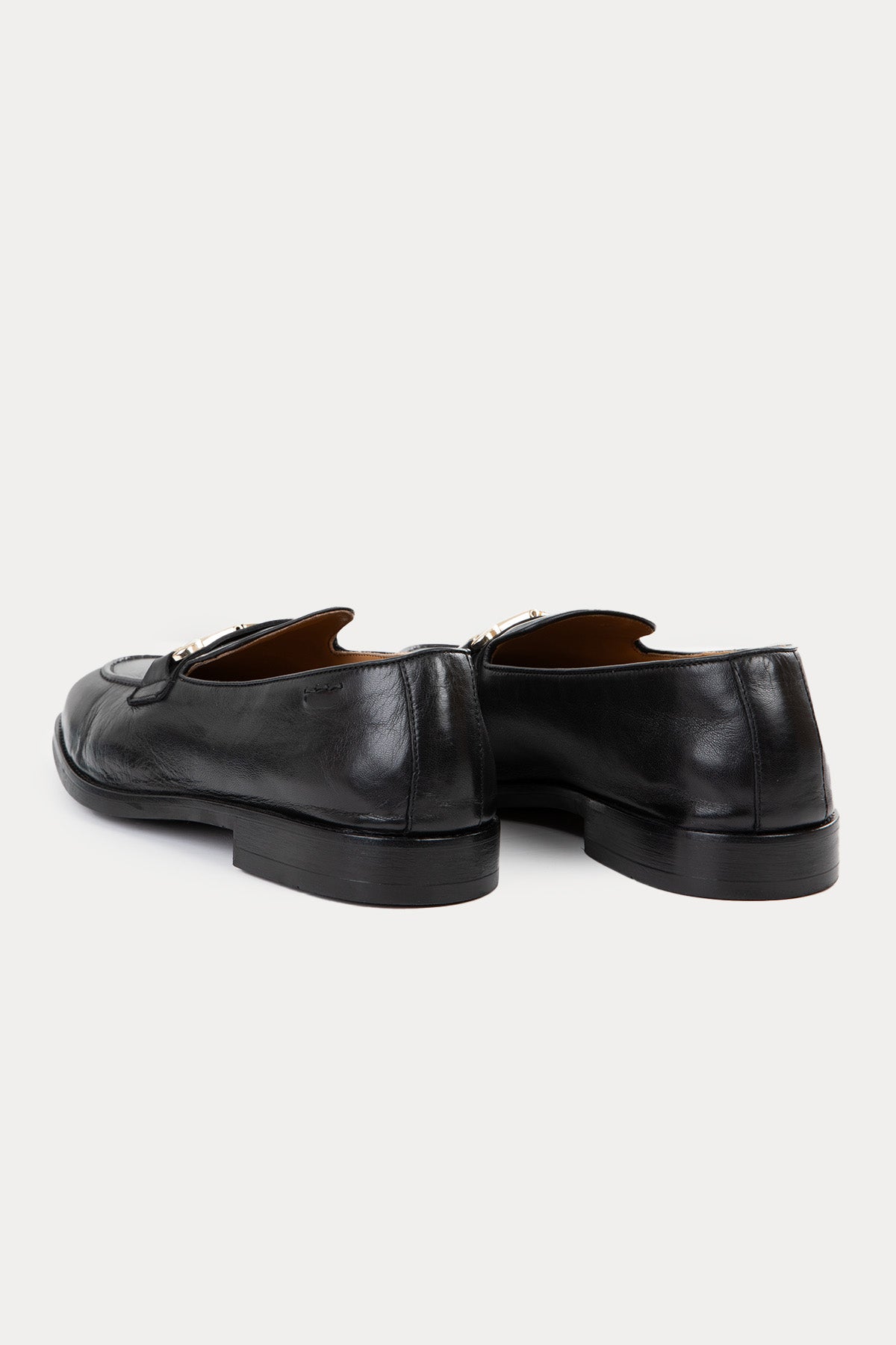 Alexander Hotto Metal Tokalı Deri Loafer Ayakkabı