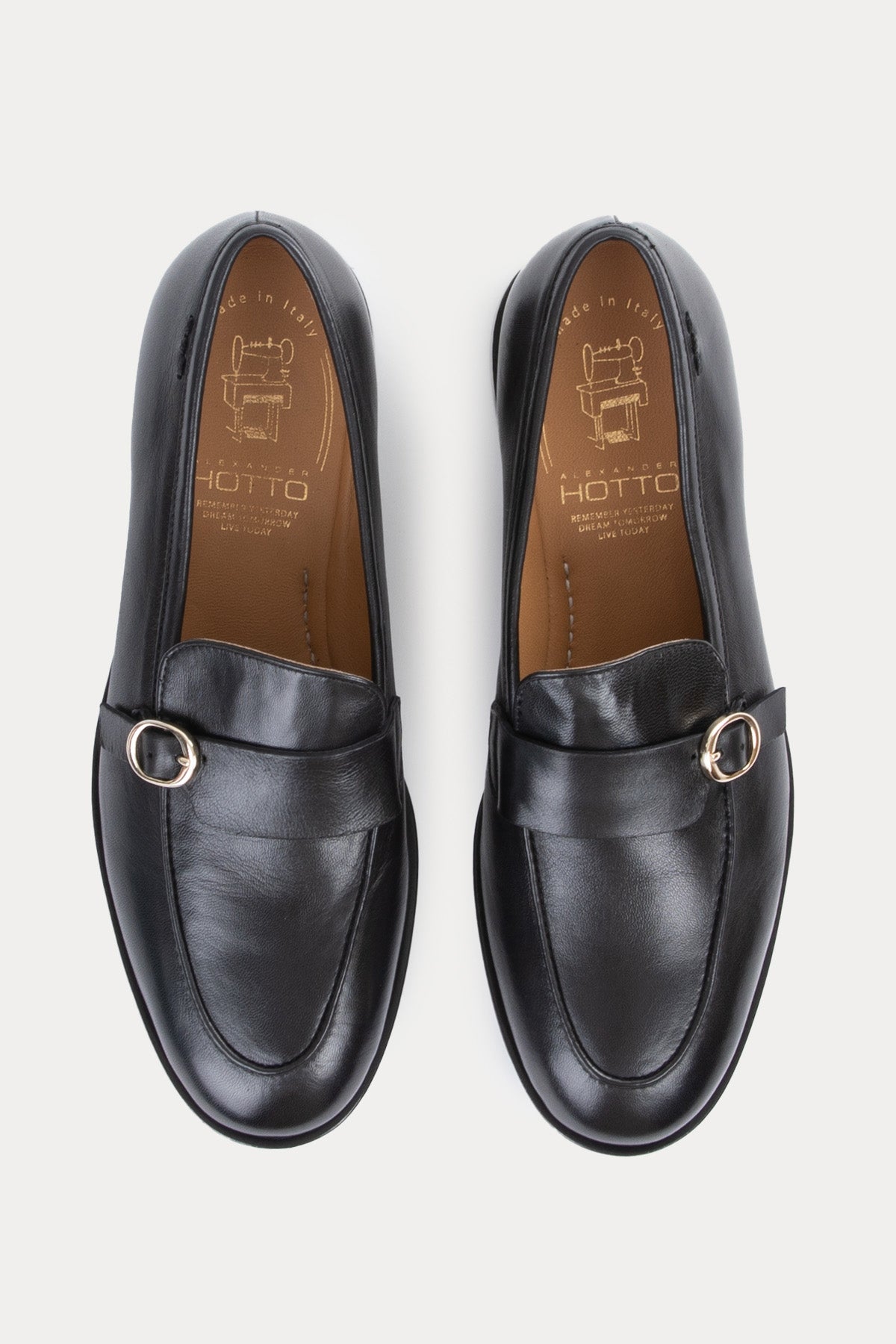 Alexander Hotto Tek Tokalı Deri Loafer Ayakkabı