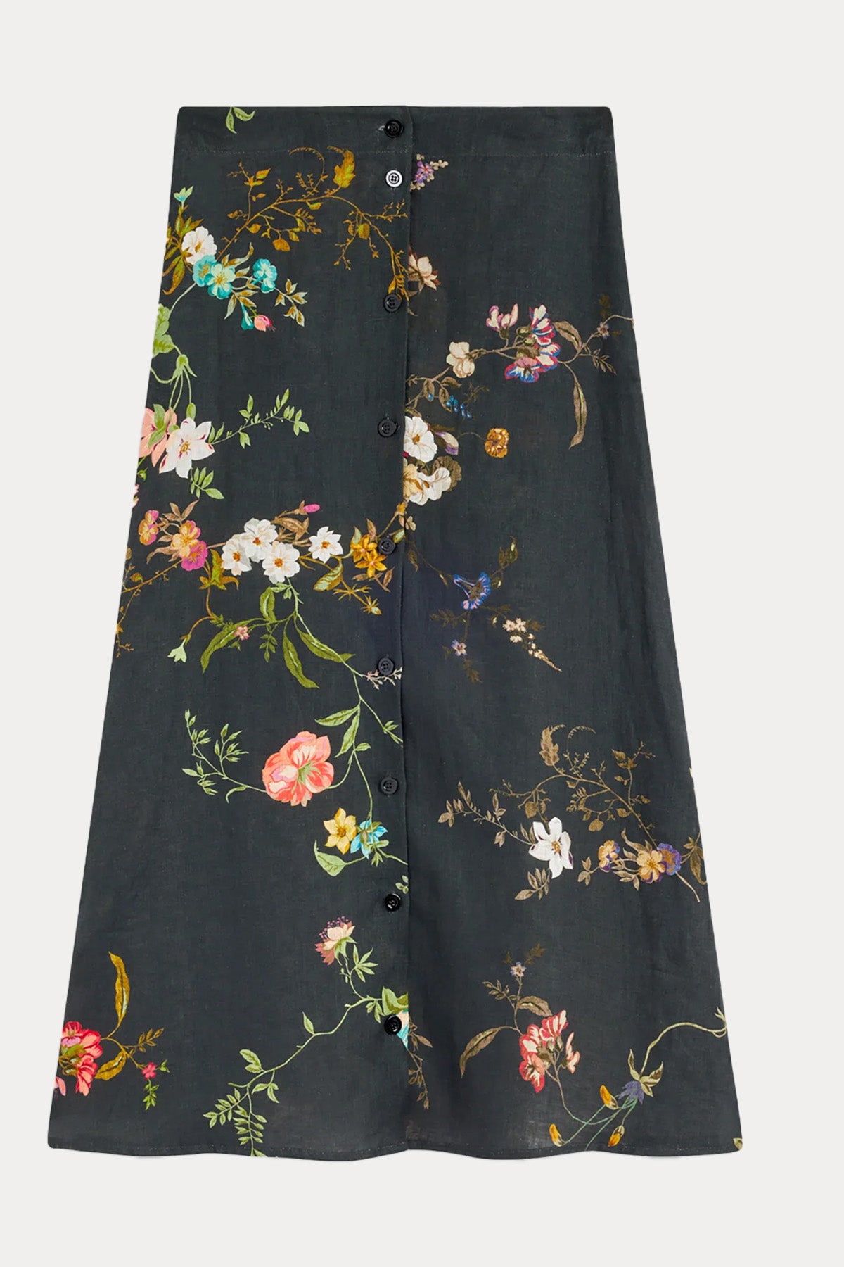 Semicouture Keten Midi Etek