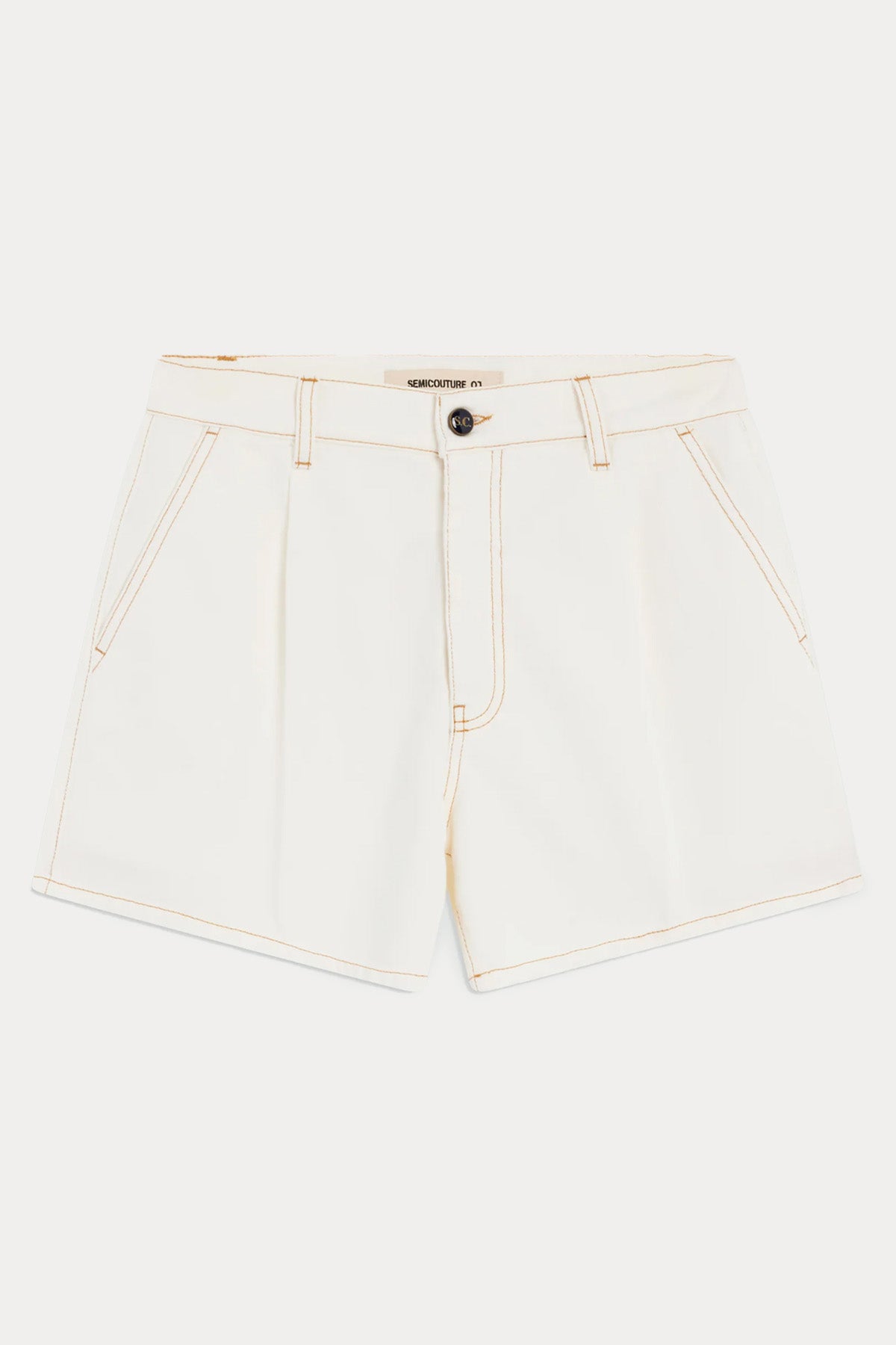 Semicouture Regular Fit Tek Pile Yandan Cepli Şort