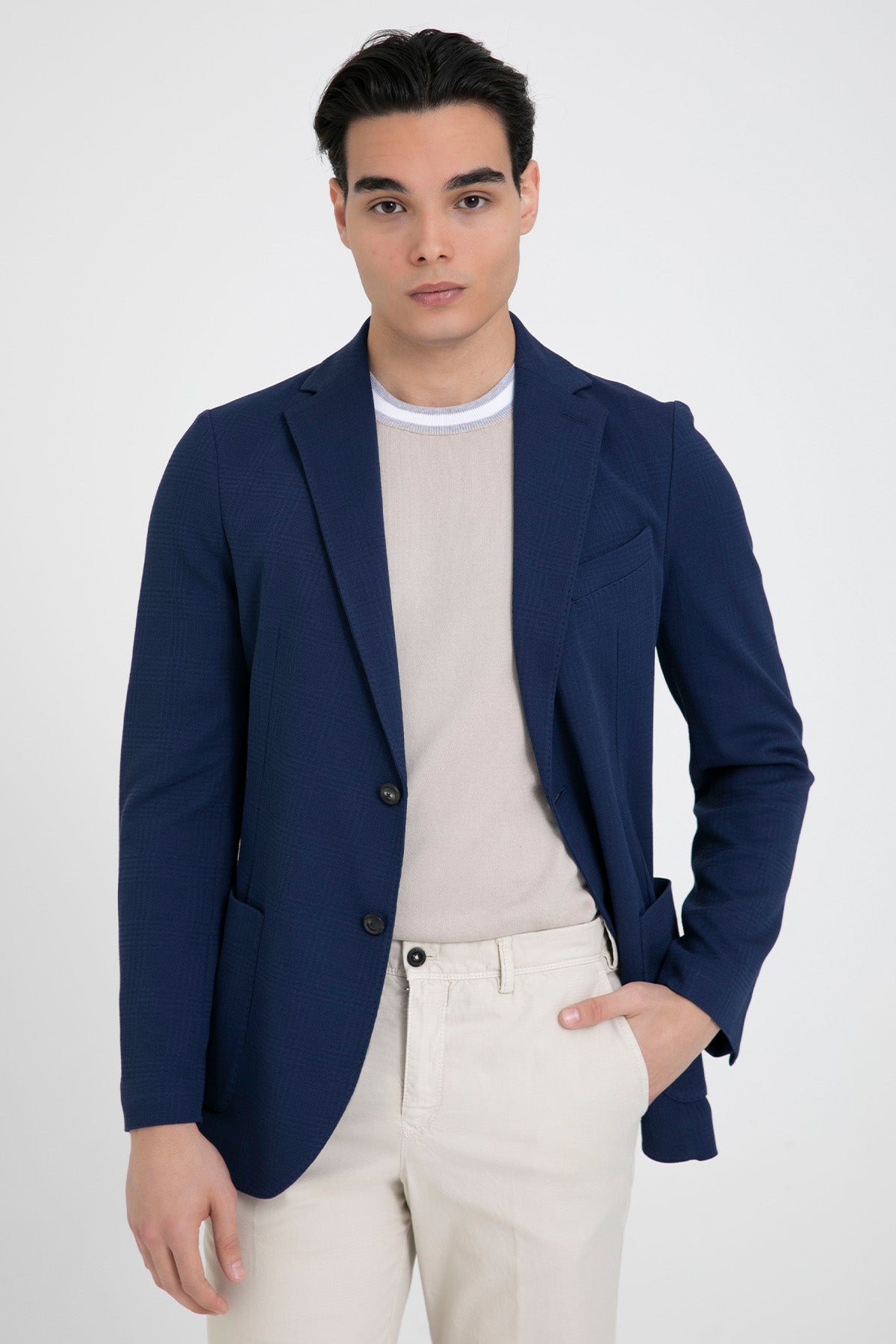 Circolo 1901 Spor Cepli Streç Blazer Ceket