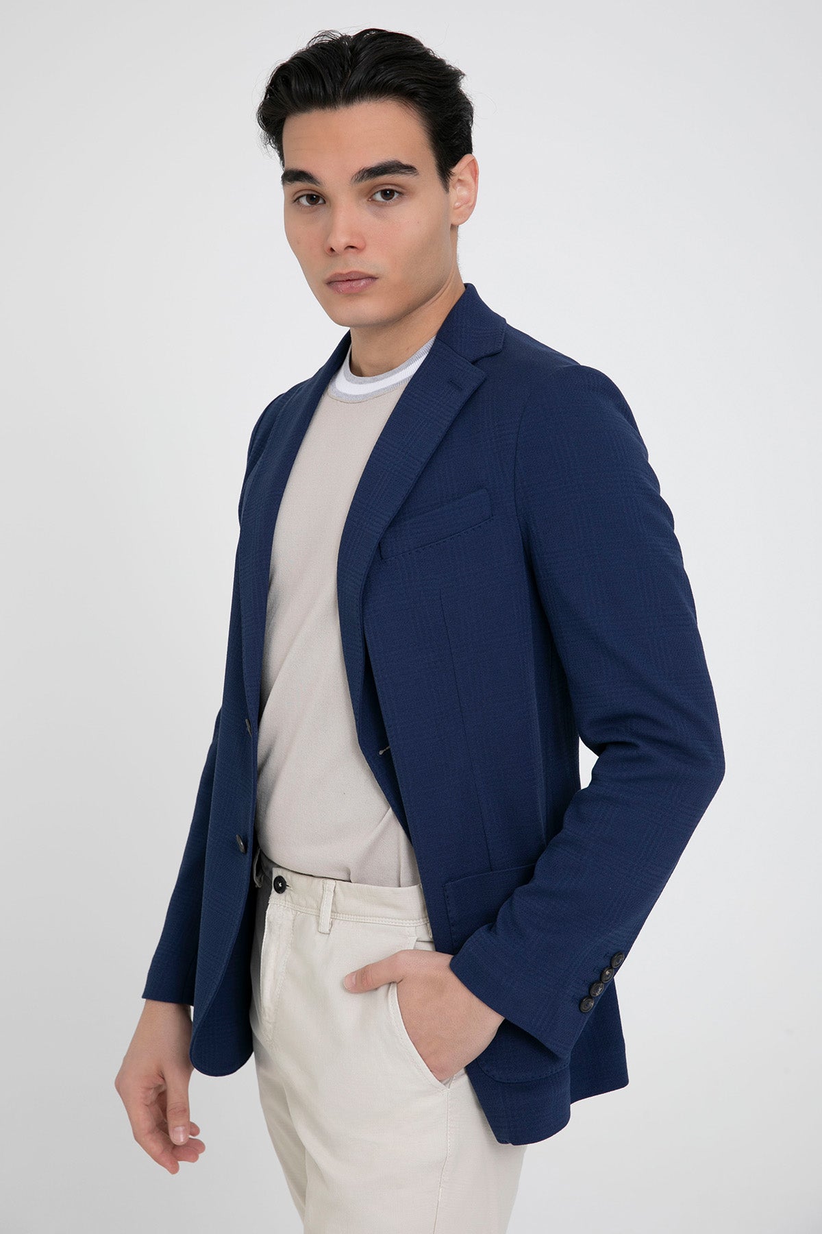 Circolo 1901 Spor Cepli Streç Blazer Ceket