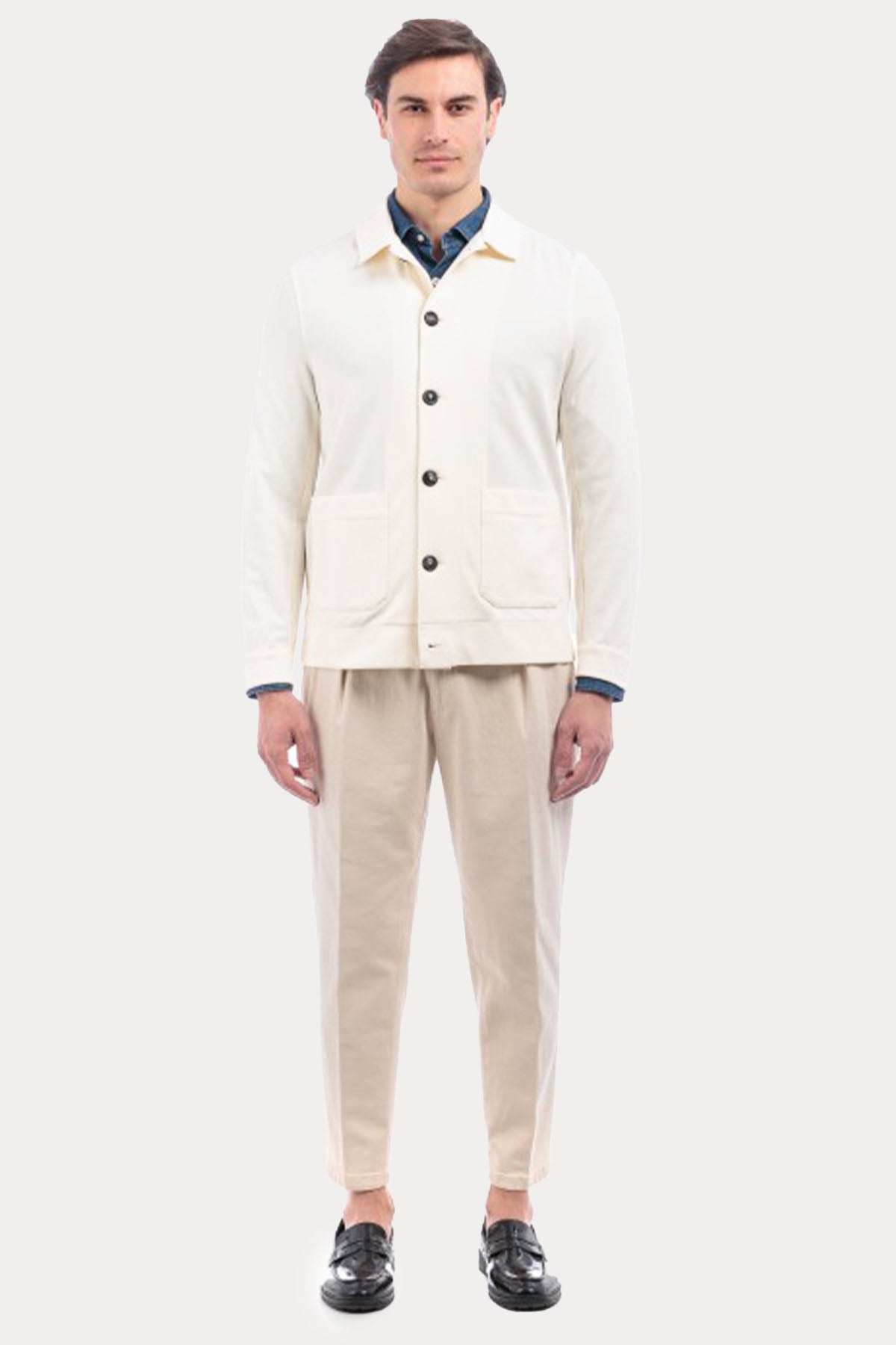 Circolo 1901 Spor Cepli Örgü Streç Ceket