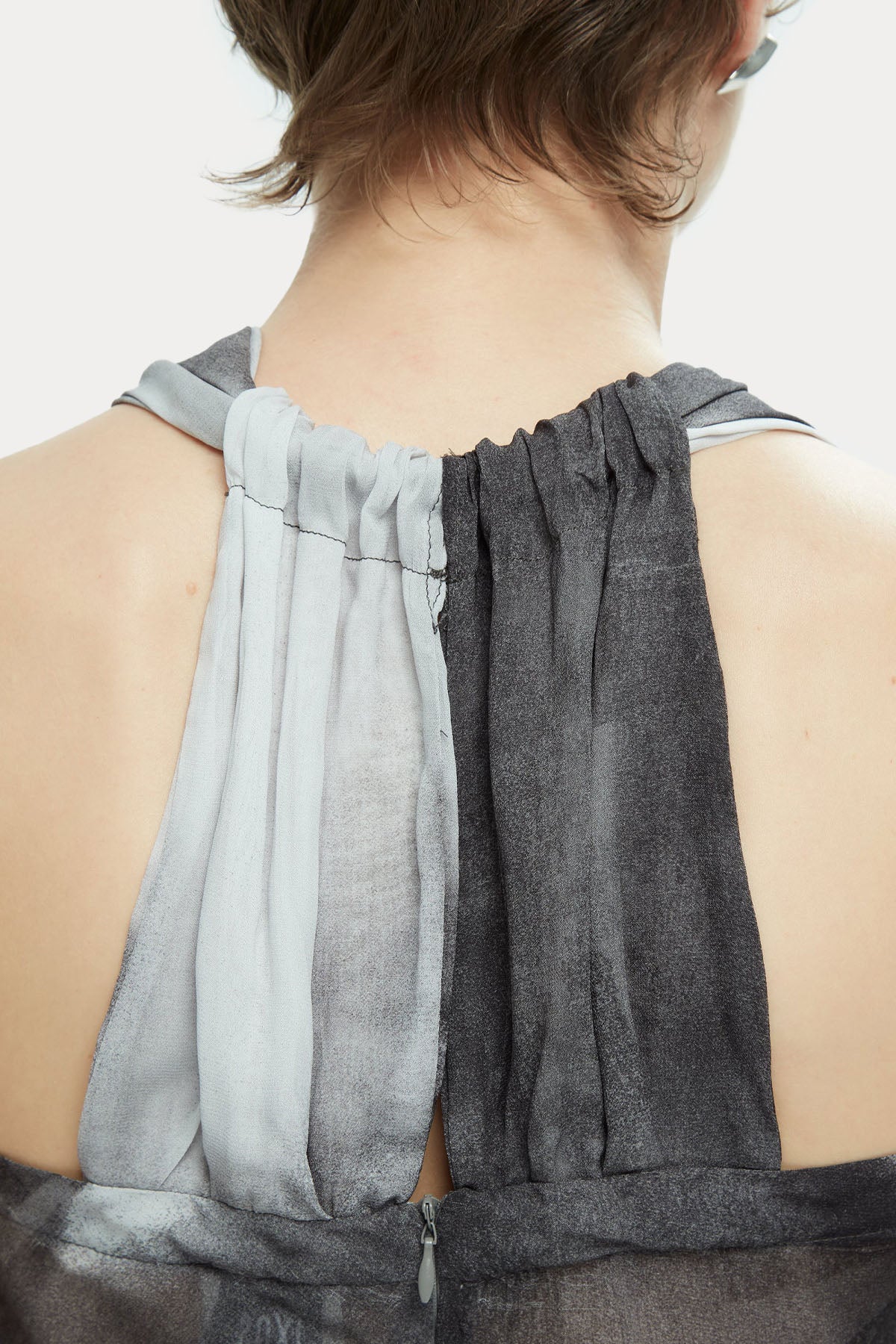 Ixos Kontrast Renkli Pileli Bluz