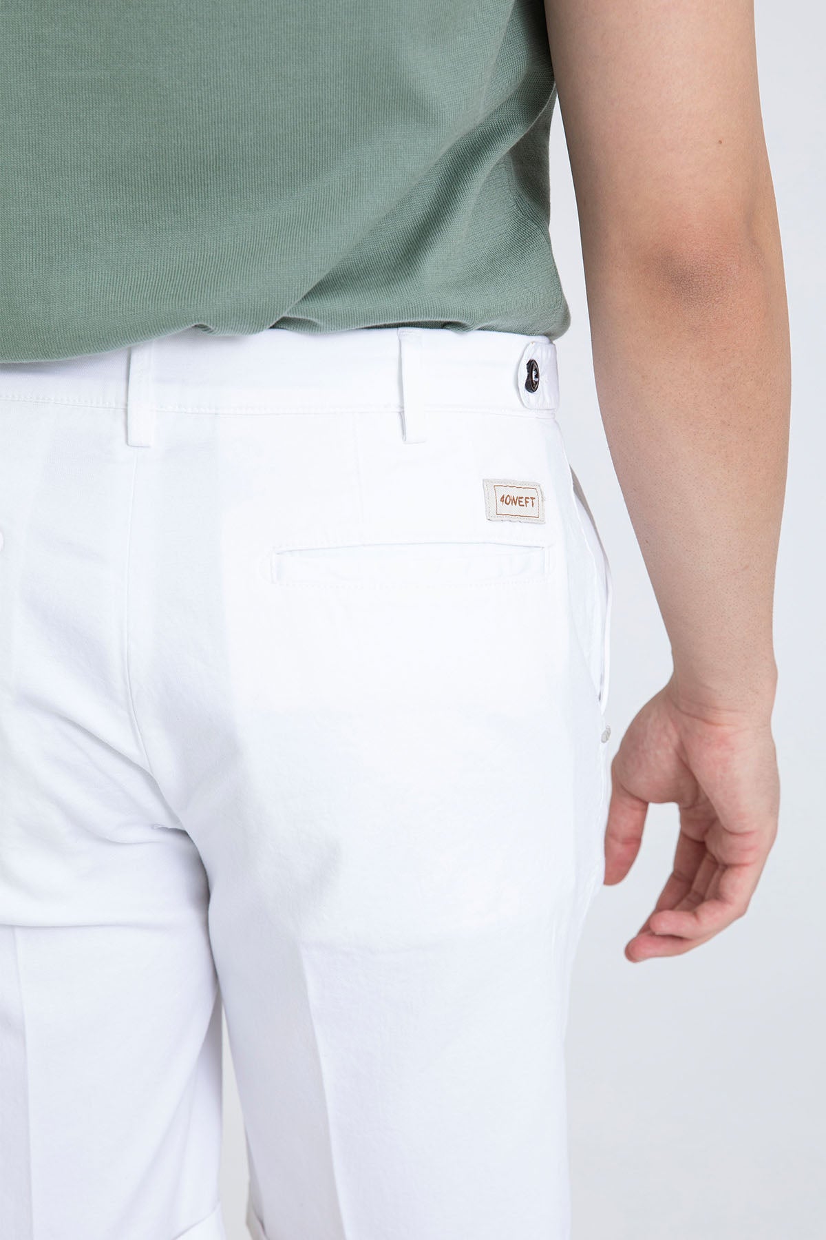 40 Weft Davidbe Regular Fit Yandan Cepli Şort