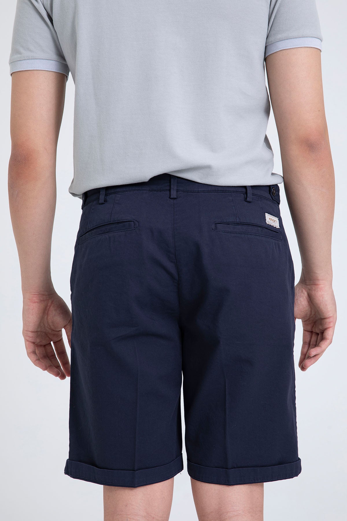 40 Weft Davidbe Regular Fit Yandan Cepli Şort