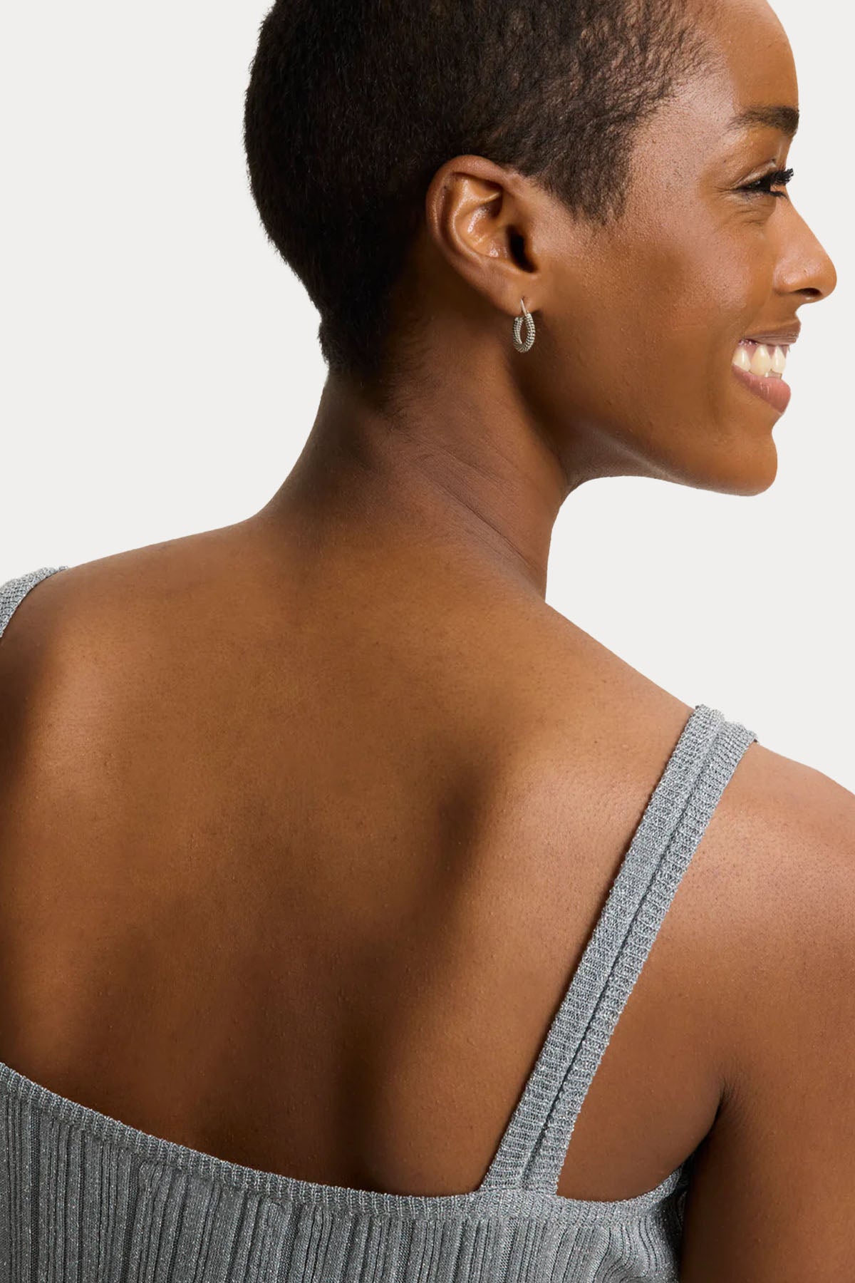 Majestic İnce Örgü Askılı Bluz