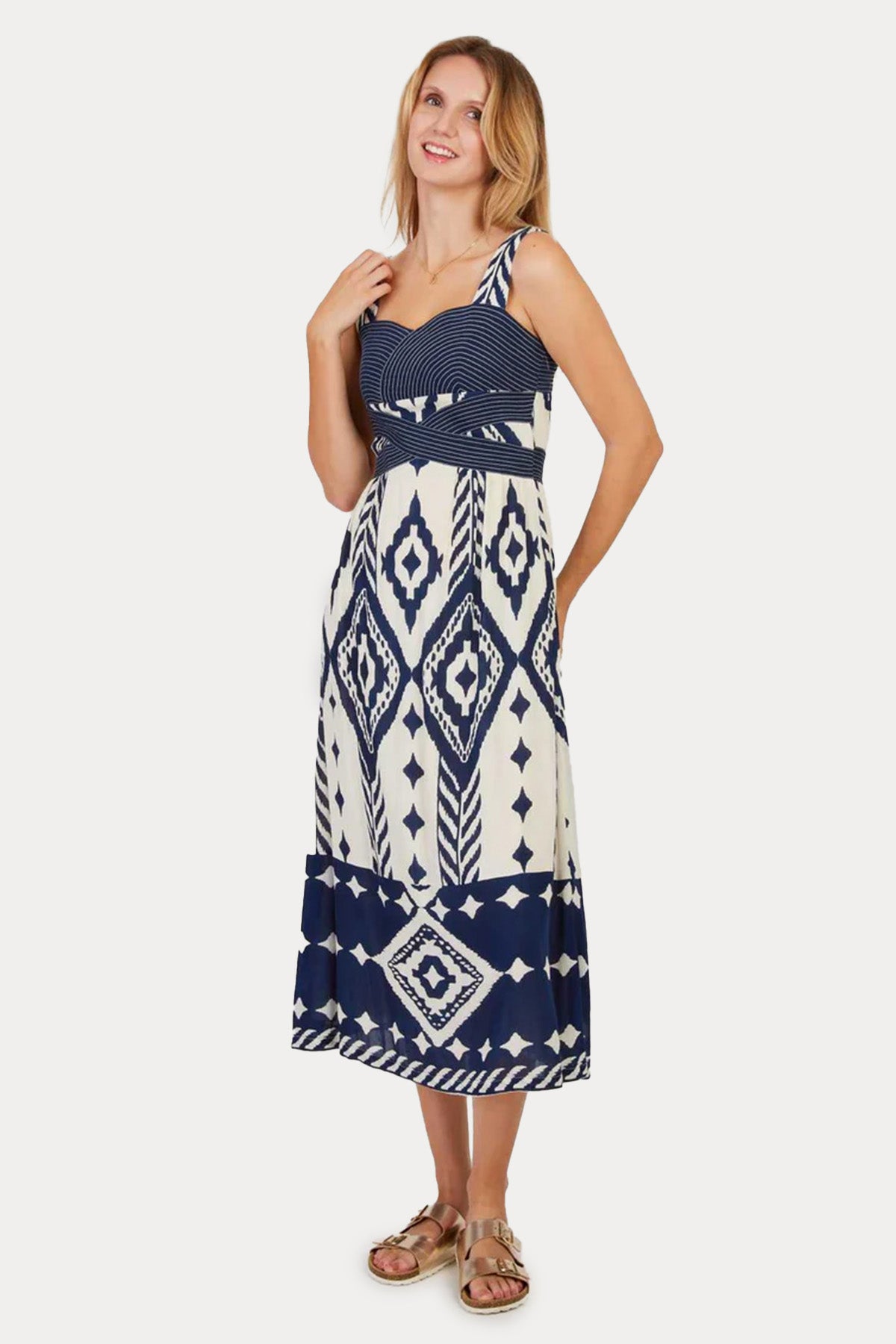 Rene Derhy Perroquet Midi Elbise