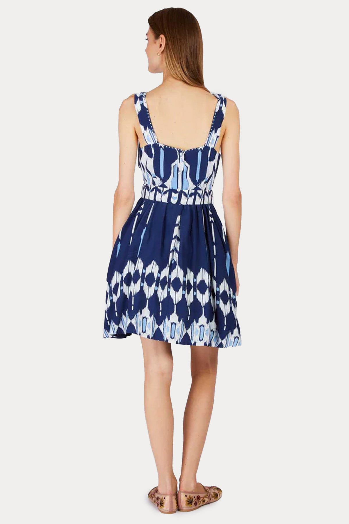 Rene Derhy Pyrenees Kuşaklı Mini Elbise