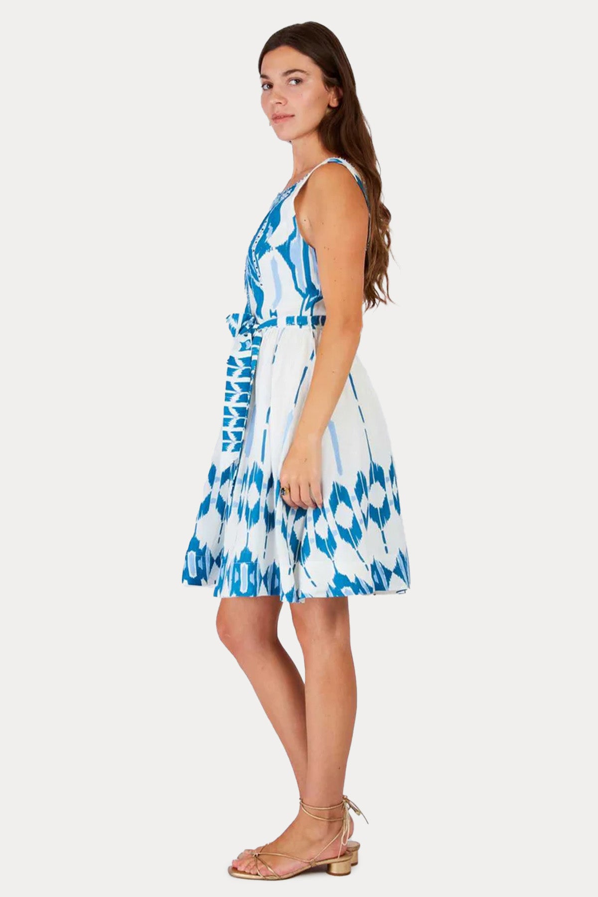 Rene Derhy Pyrenees Kuşaklı Mini Elbise