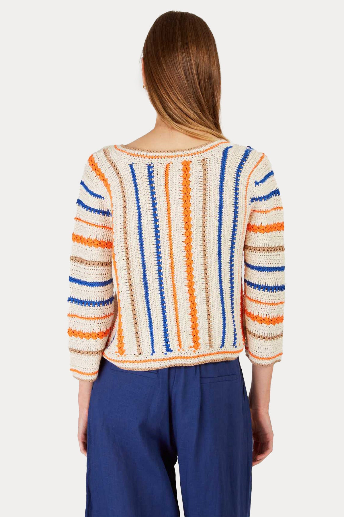 Rene Derhy Fionna Renkli Örgü Triko Ceket