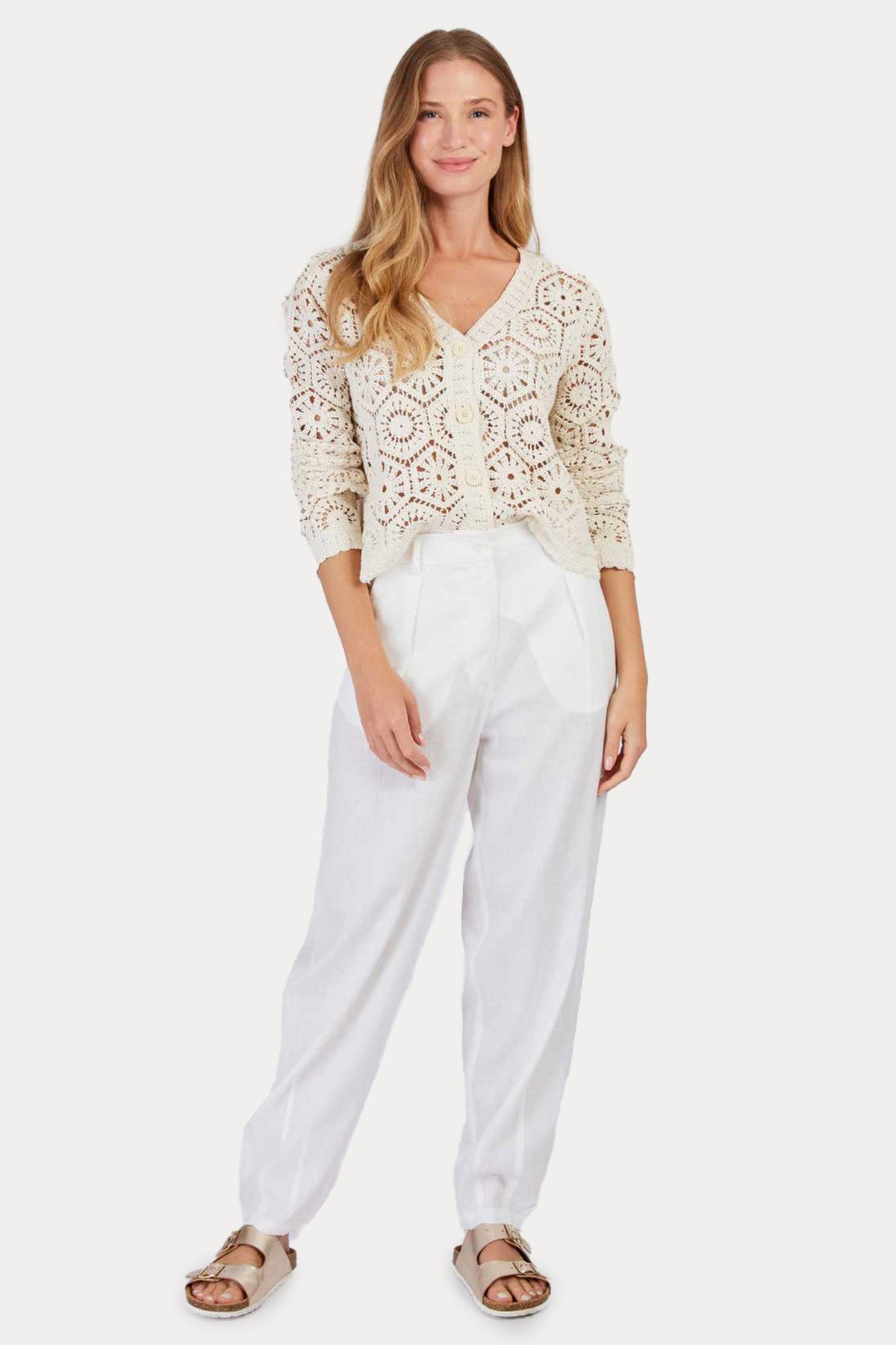 Rene Derhy Filou Relaxed Fit Lazer Kesim Örgü Triko Ceket