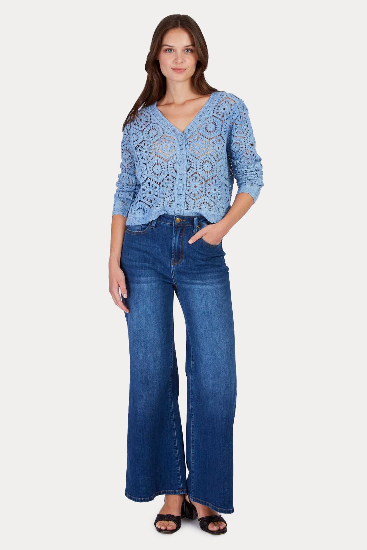 Rene Derhy Filou Relaxed Fit Lazer Kesim Örgü Triko Ceket