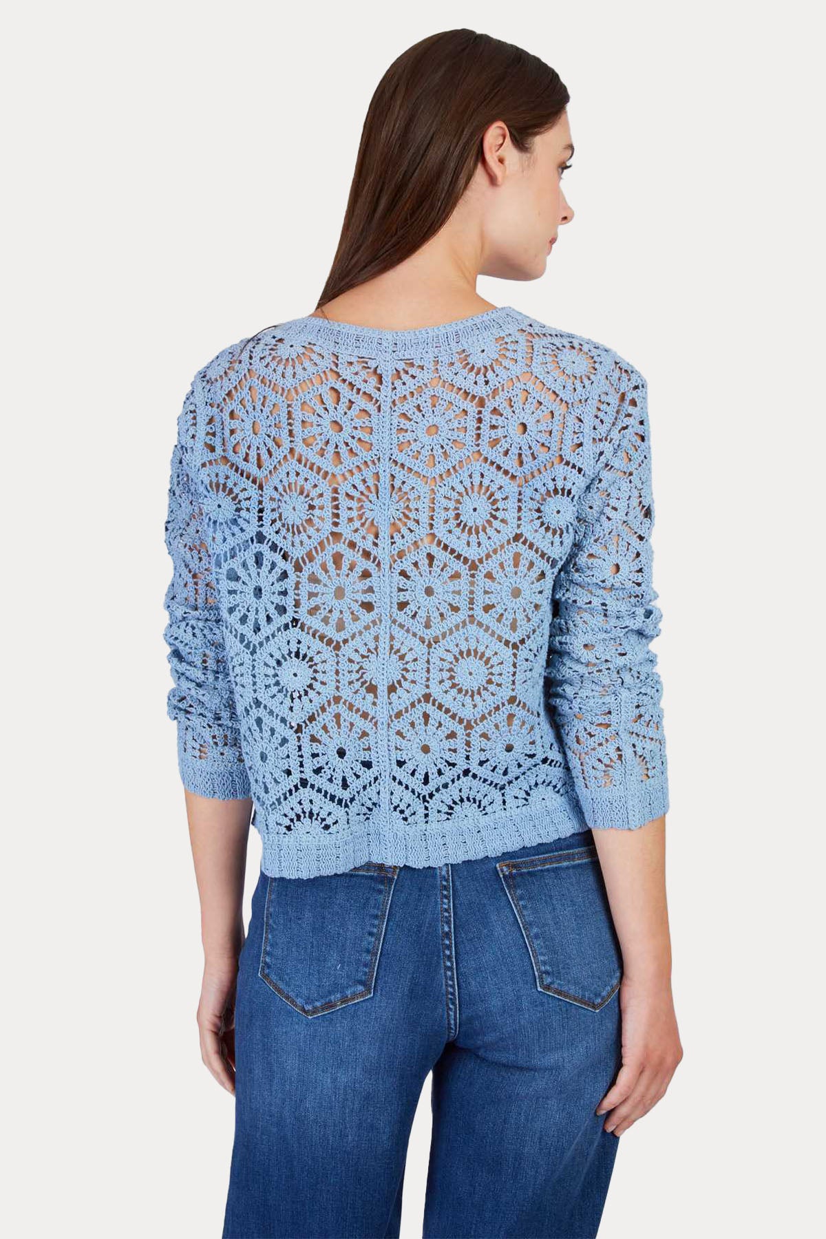 Rene Derhy Filou Relaxed Fit Lazer Kesim Örgü Triko Ceket