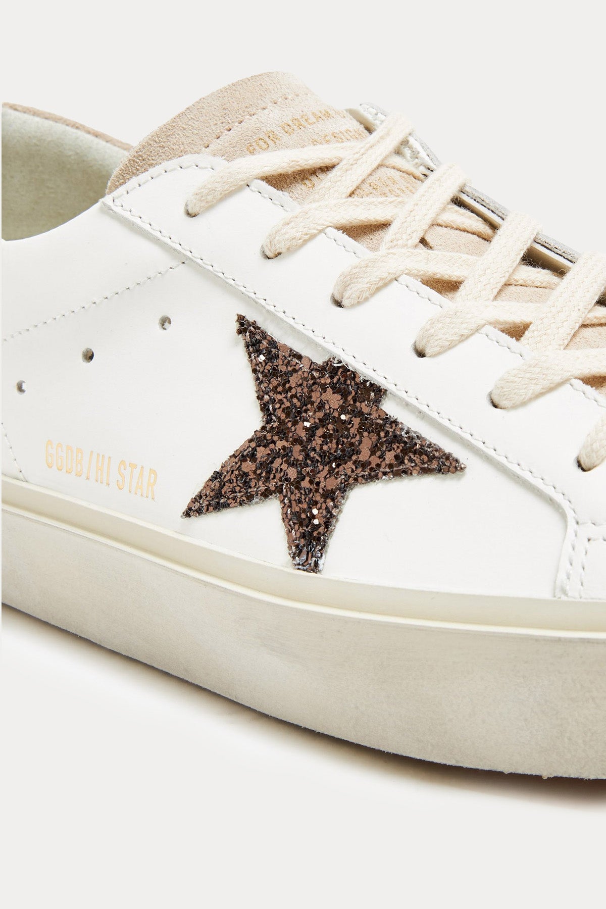 Golden Goose Hi-Star Payetli Süet Sneaker Ayakkabı
