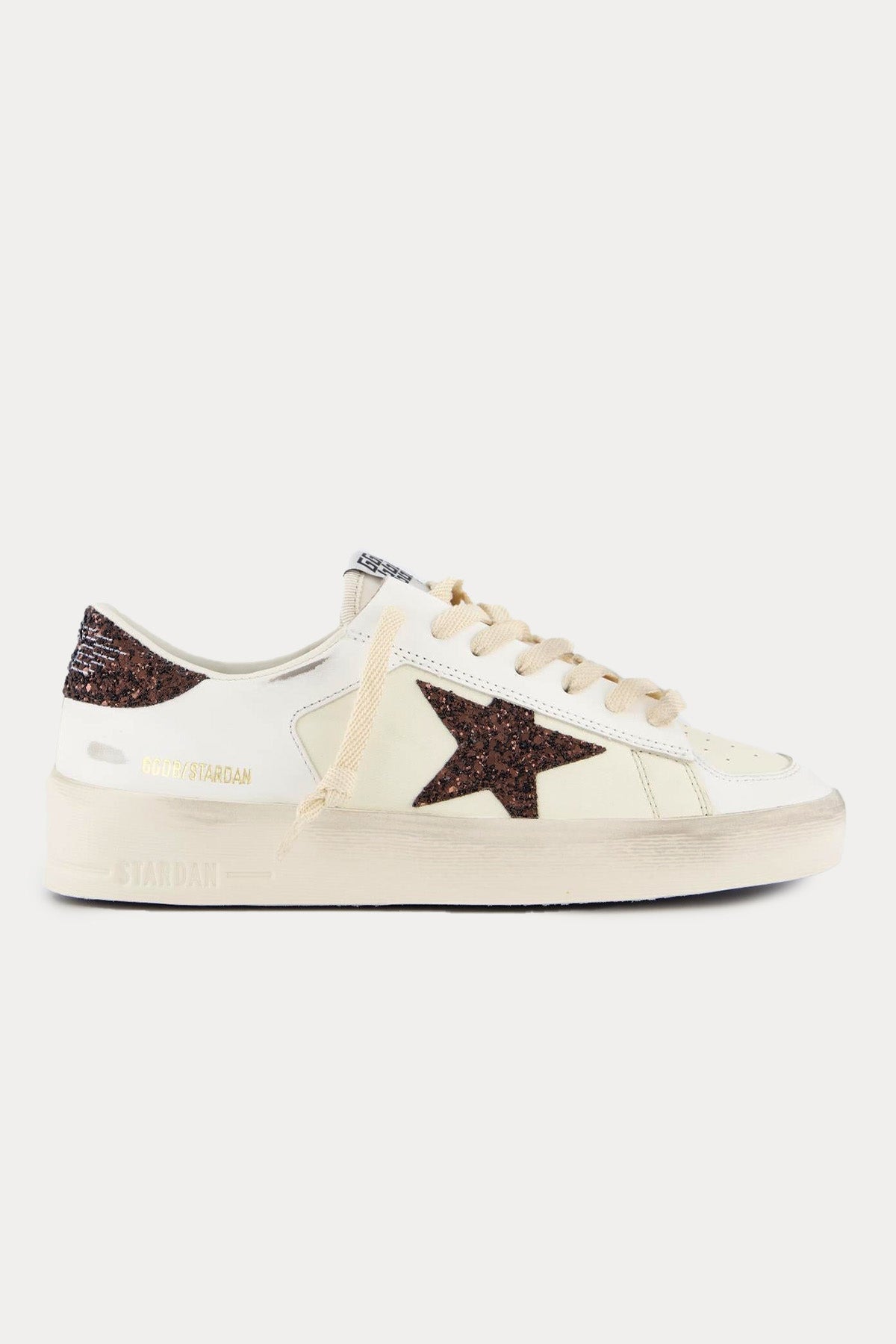 Golden Goose Stardan Payetli Deri Sneaker Ayakkabı