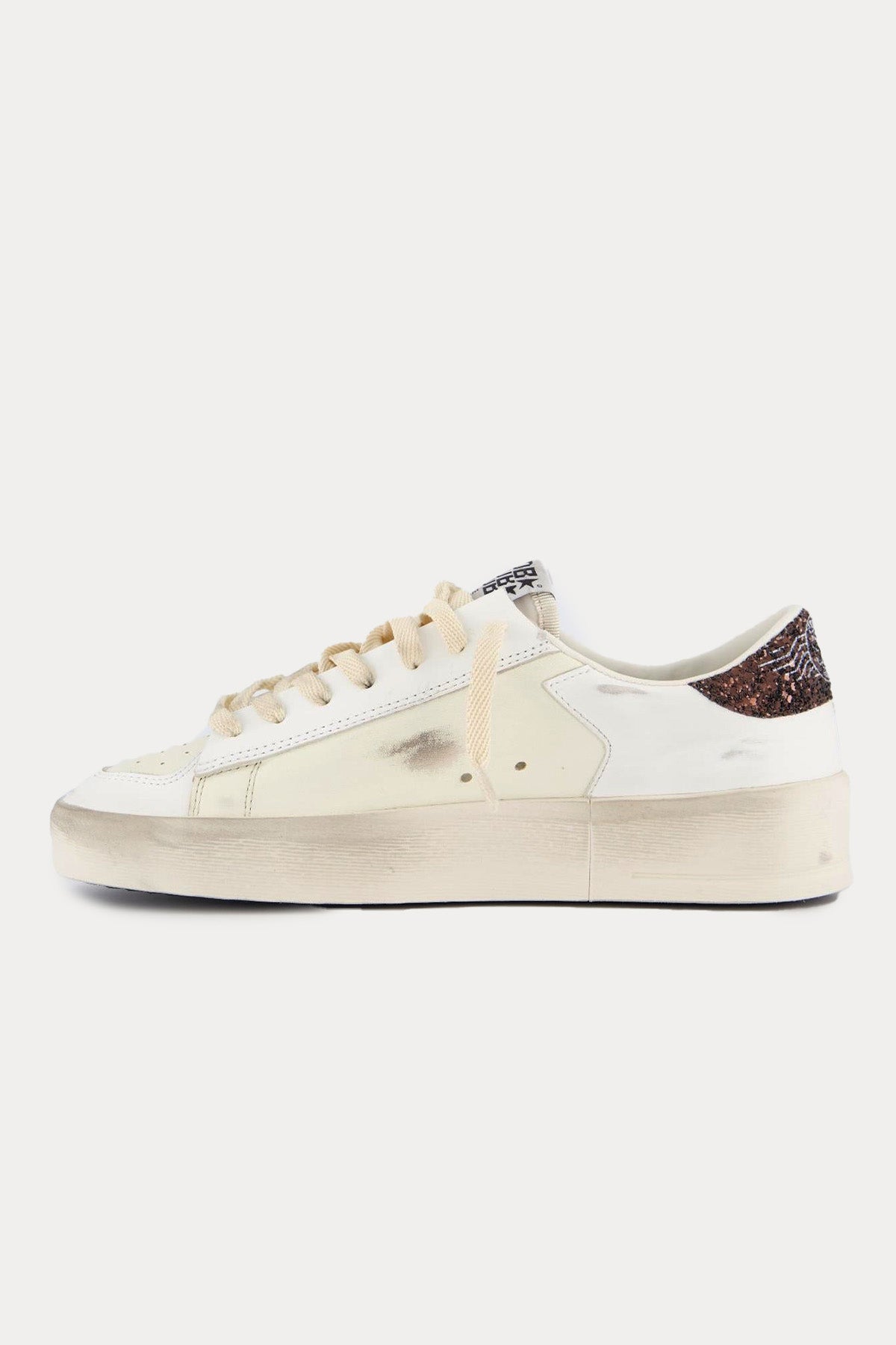 Golden Goose Stardan Payetli Deri Sneaker Ayakkabı