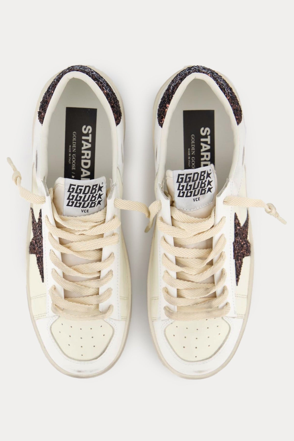 Golden Goose Stardan Payetli Deri Sneaker Ayakkabı