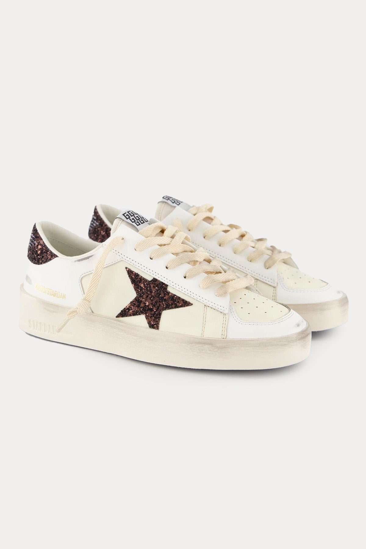 Golden Goose Stardan Payetli Deri Sneaker Ayakkabı