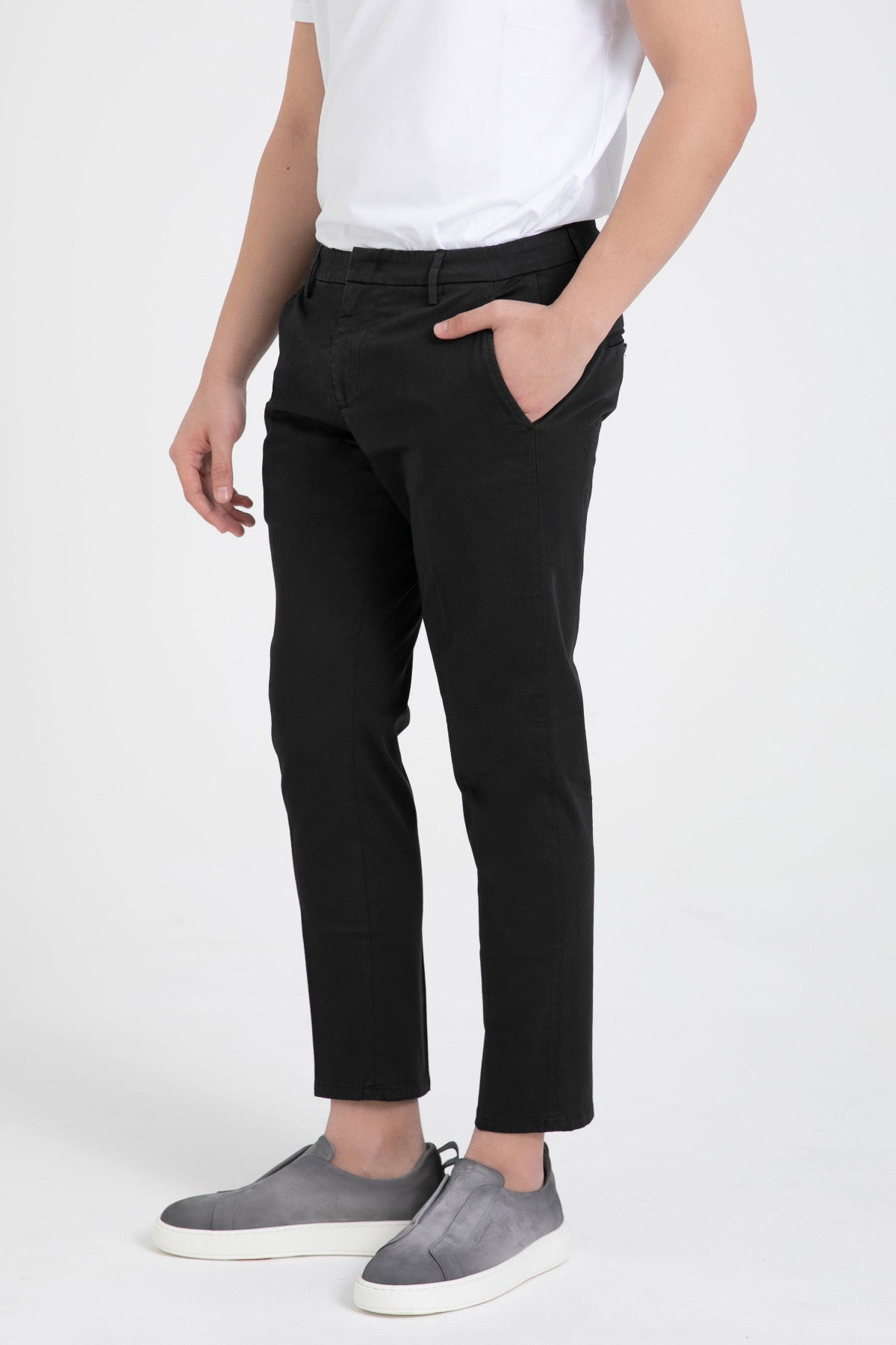 Dondup Slim Fit Yandan Cepli Pantolon-Pantolon-Libas