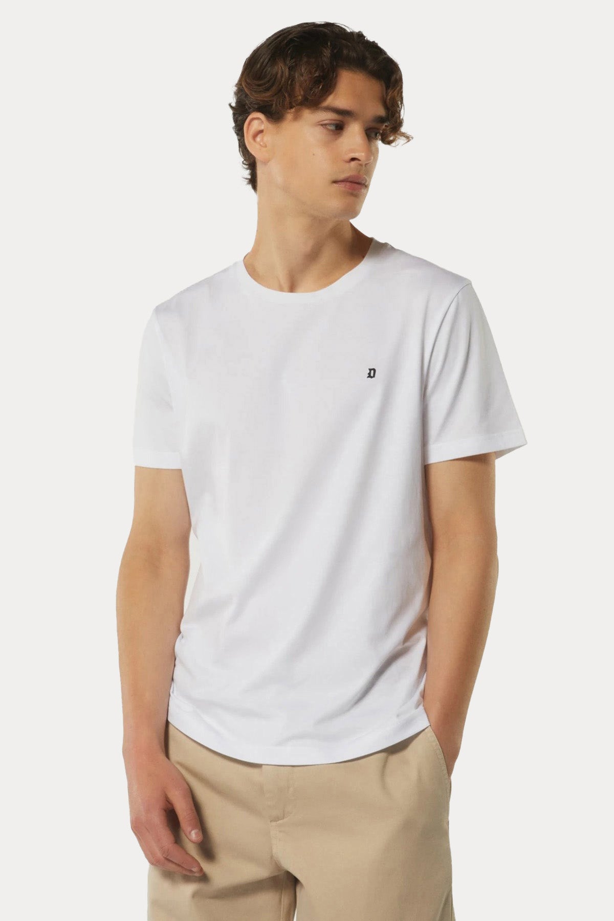 Dondup Regular Fit Yuvarlak Yaka Logolu T-shirt