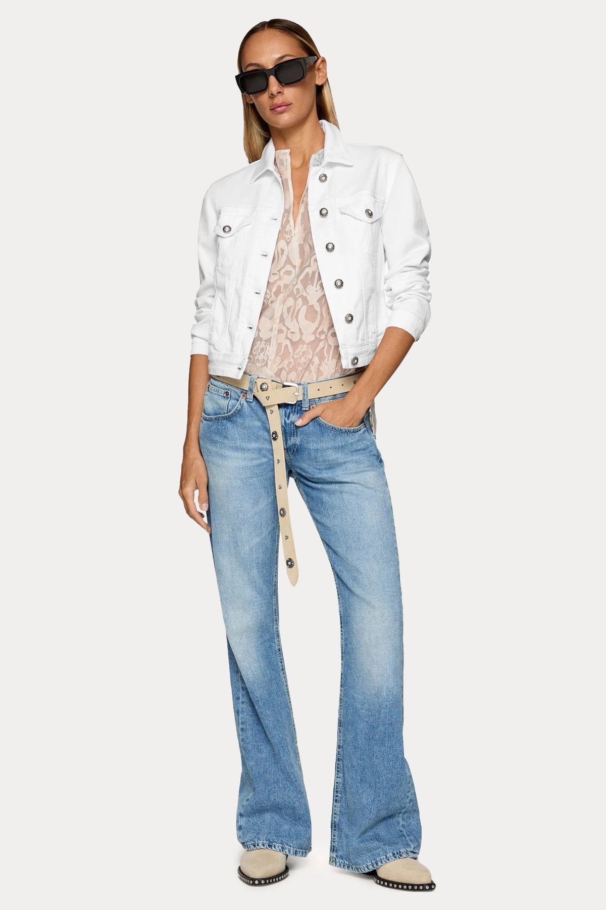 Dondup Slim Fit Streç Denim Ceket