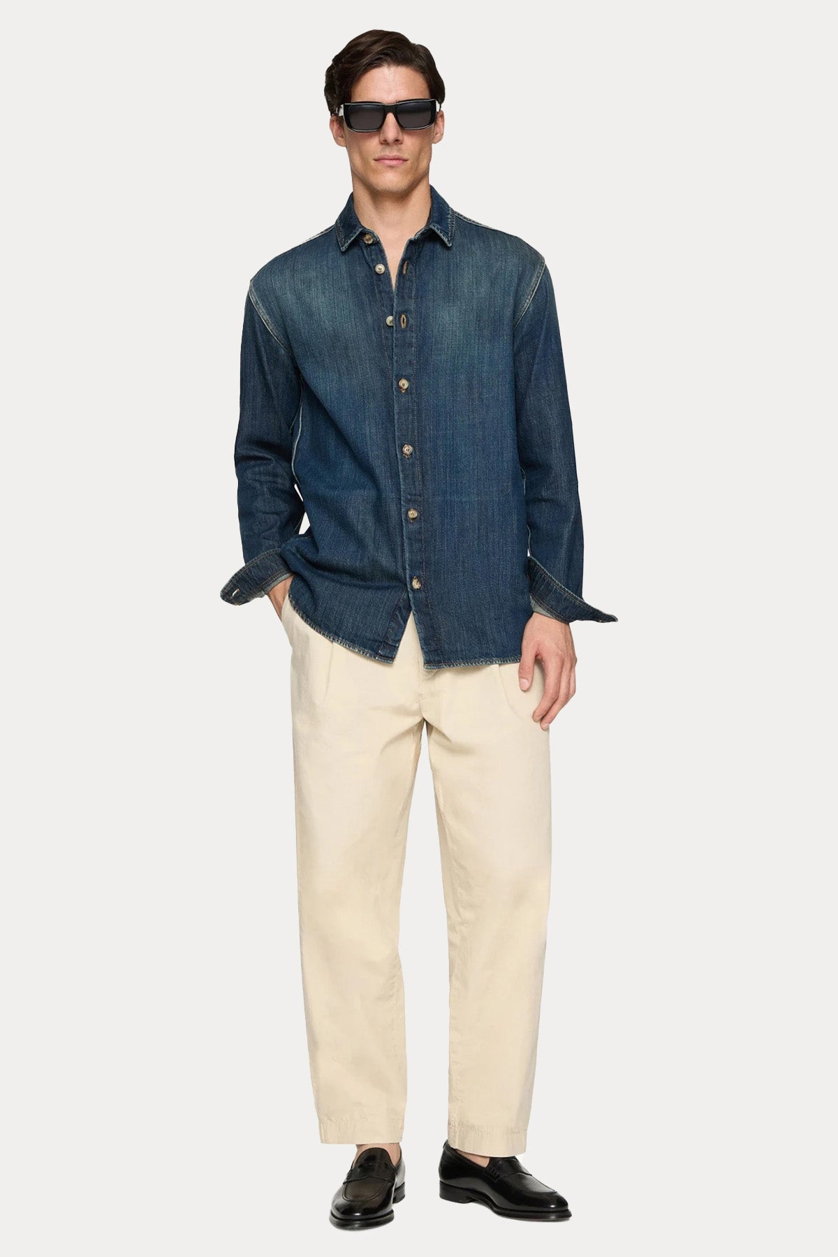 Dondup Miles Loose Fit Tek Pile Yandan Cepli Pantolon