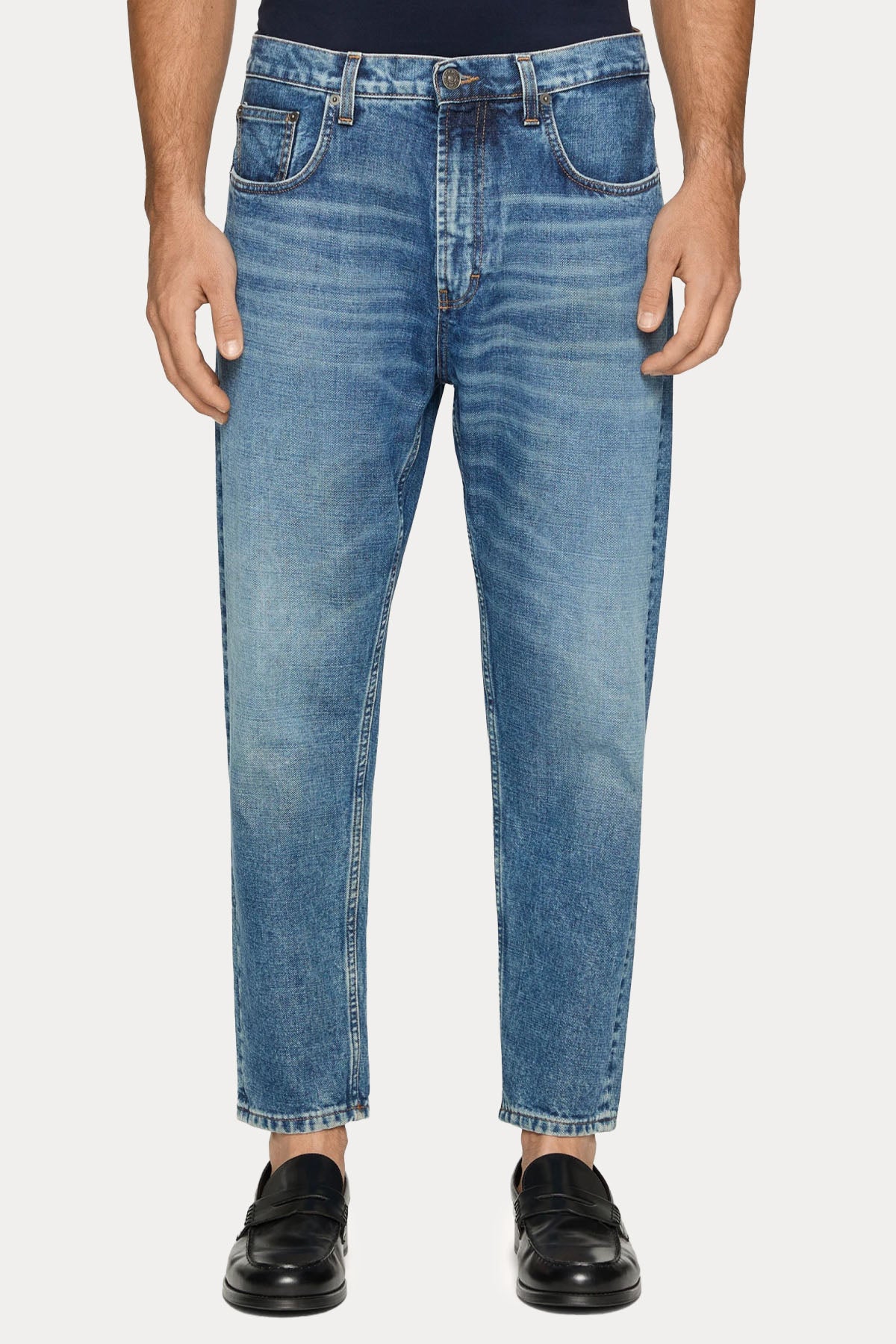 Dondup Jago Carrot Fit Yıkamalı Jeans