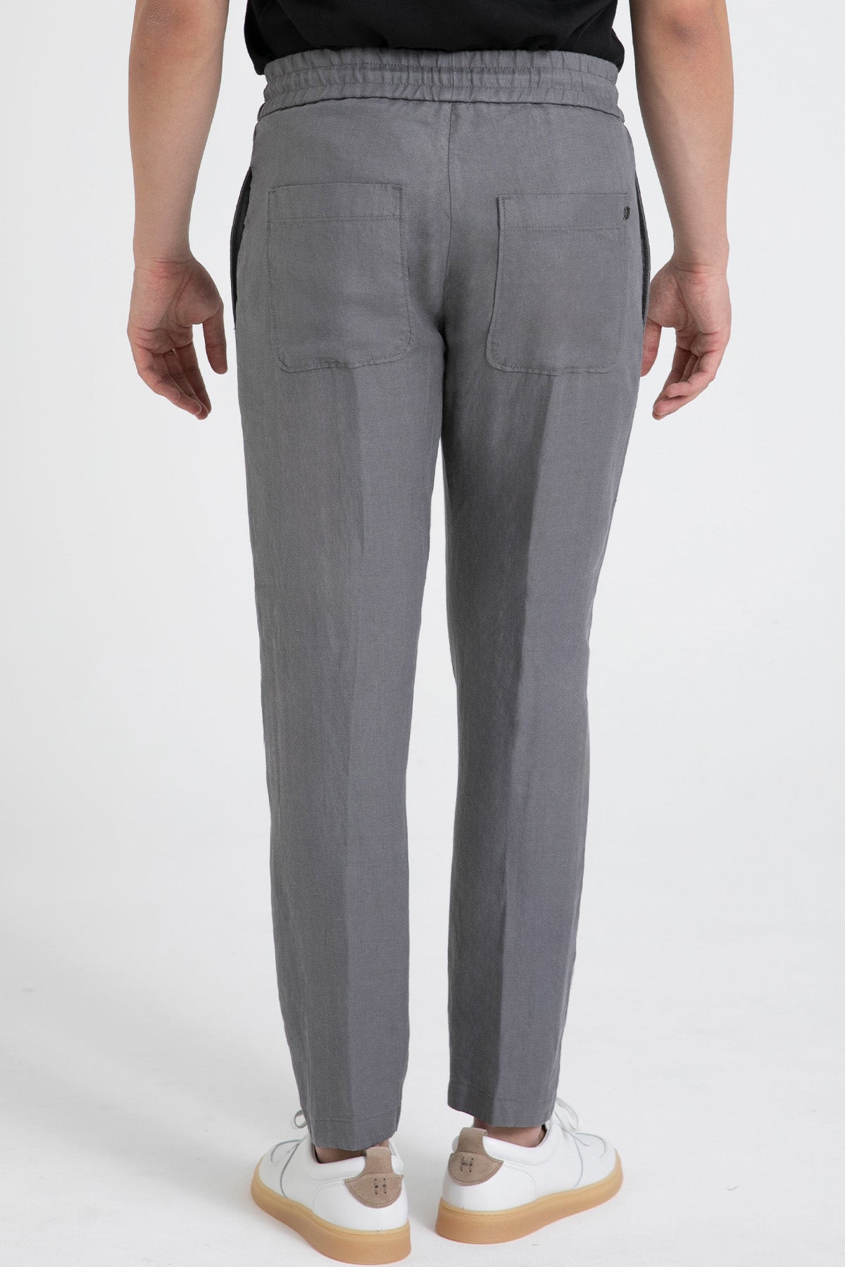 Dondup Regular Fit Beli Lastikli Keten Jogger Pantolon