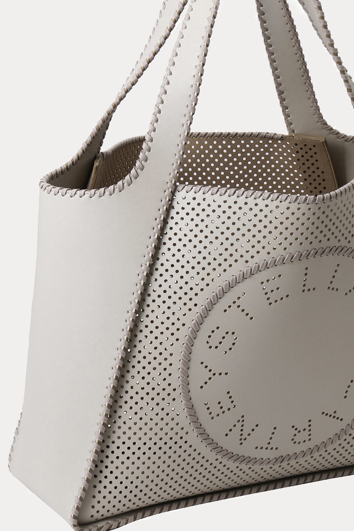 Stella Mccartney Crossbody Lazer Kesim Delikli Omuz Çantası