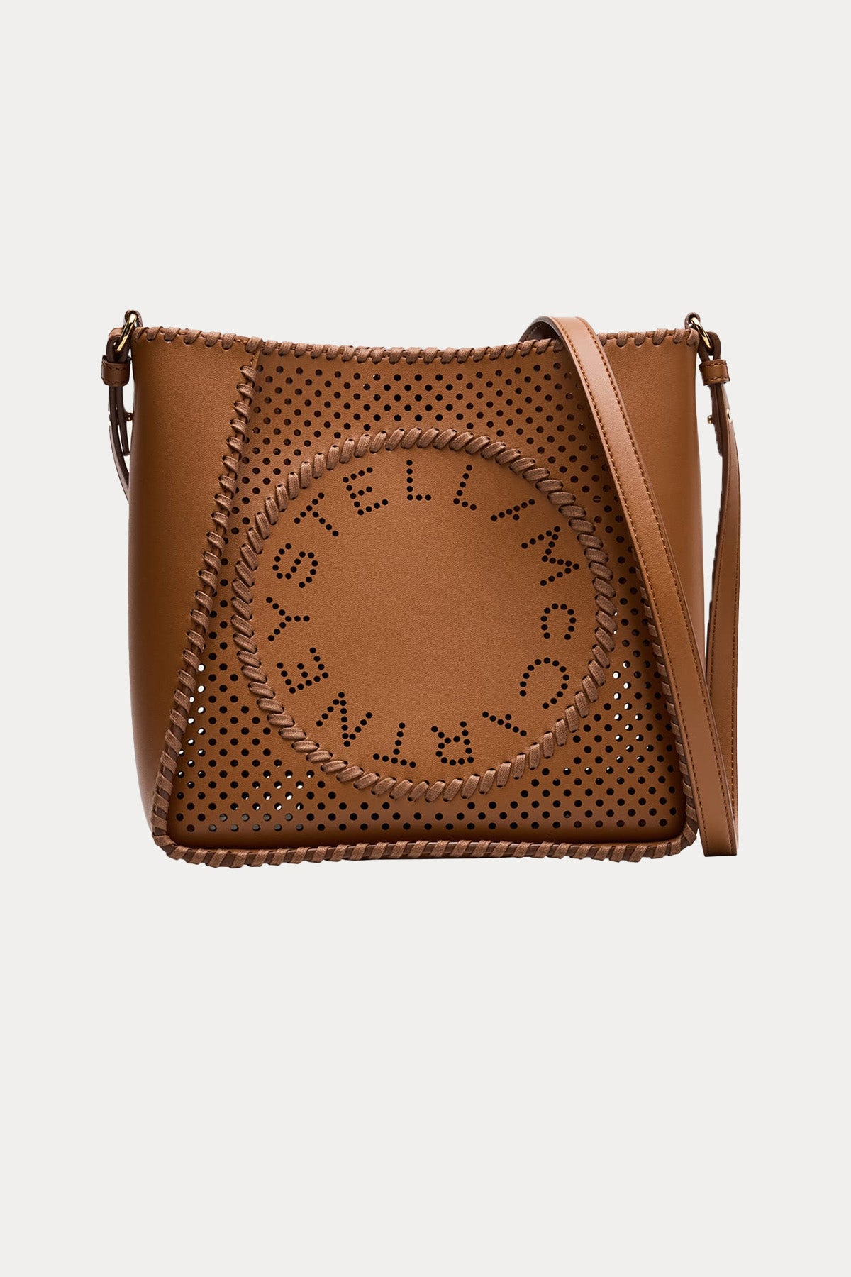 Stella Mccartney Crossbody Lazer Kesim Delikli Omuz Çantası