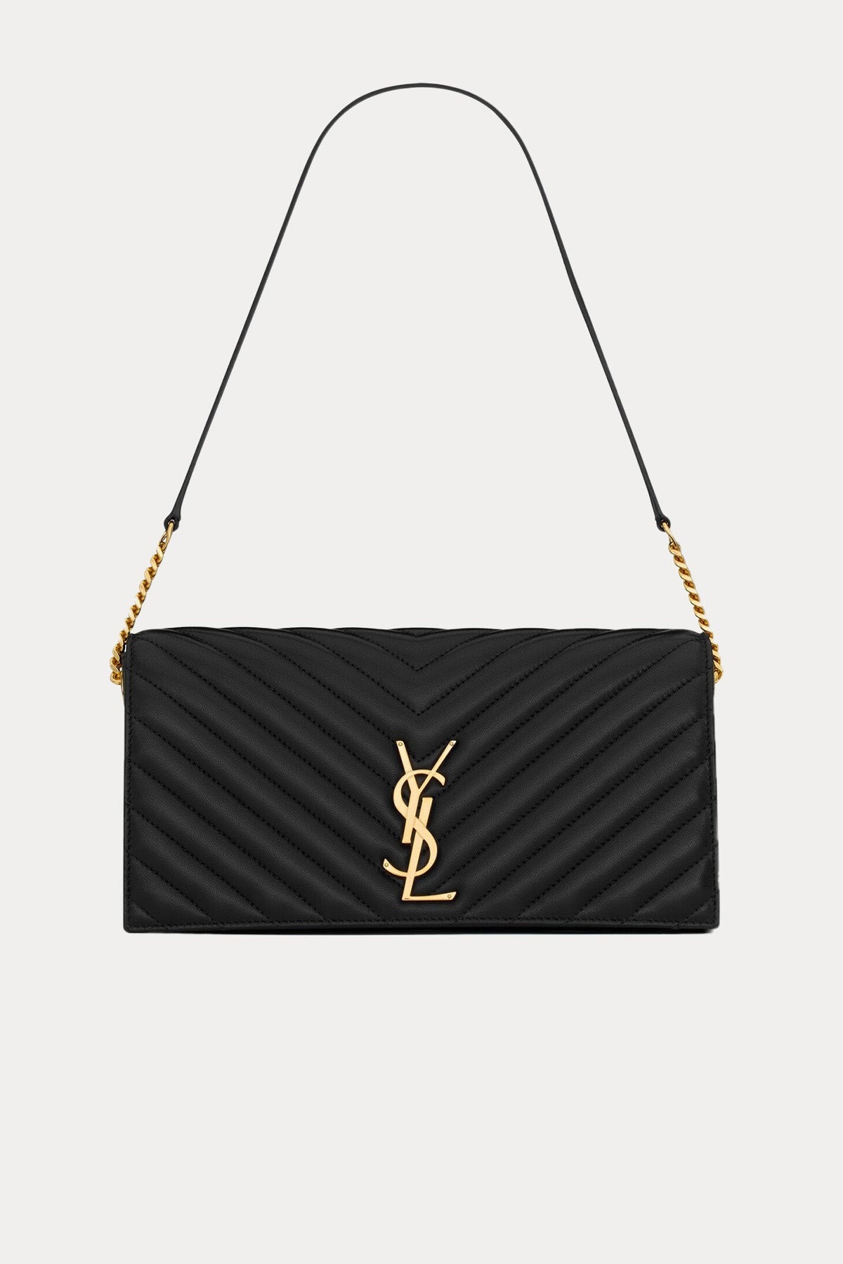 Saint Laurent Logolu Small Deri Omuz Çantası