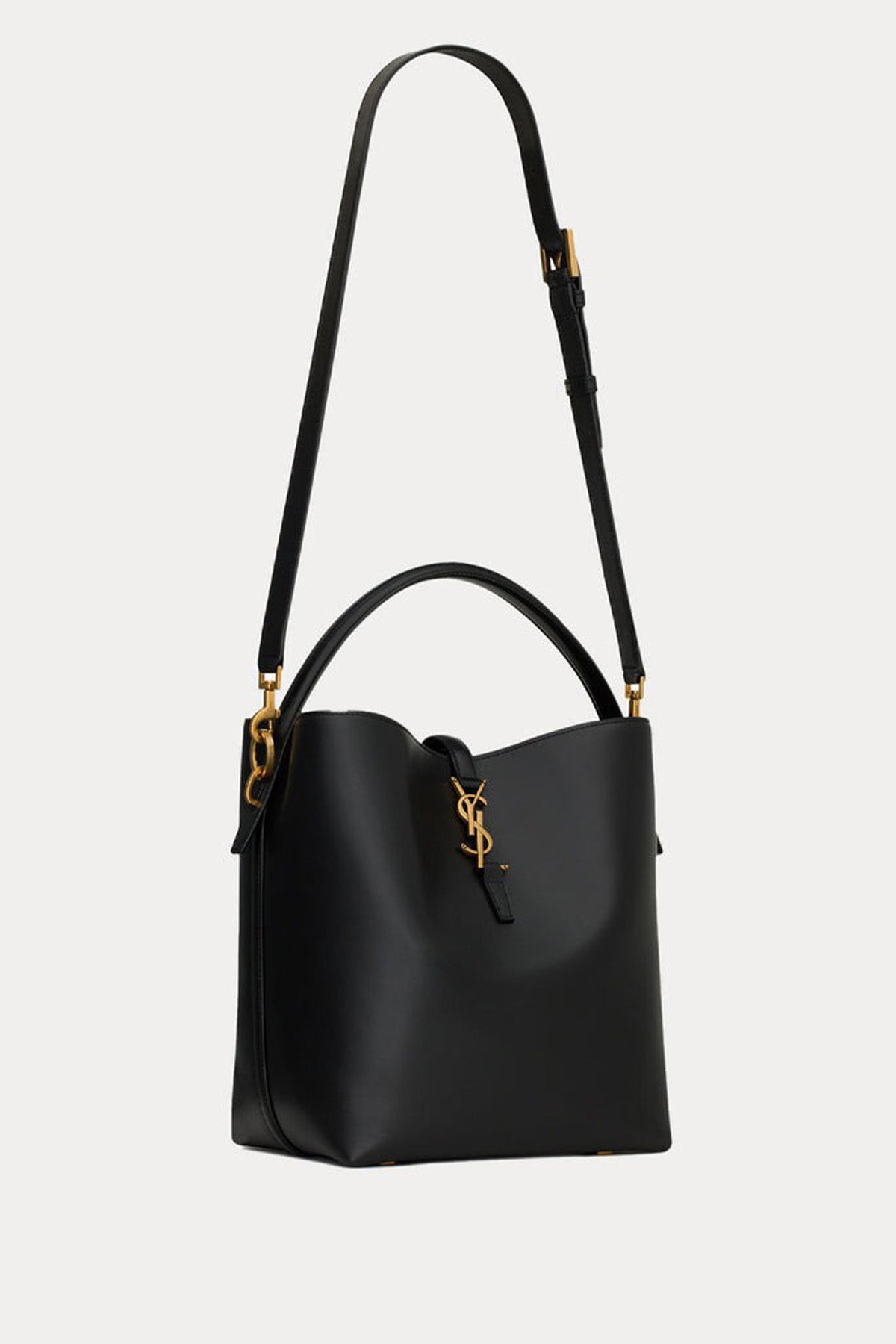 Saint Laurent Logolu Medium Deri Omuz Çantası