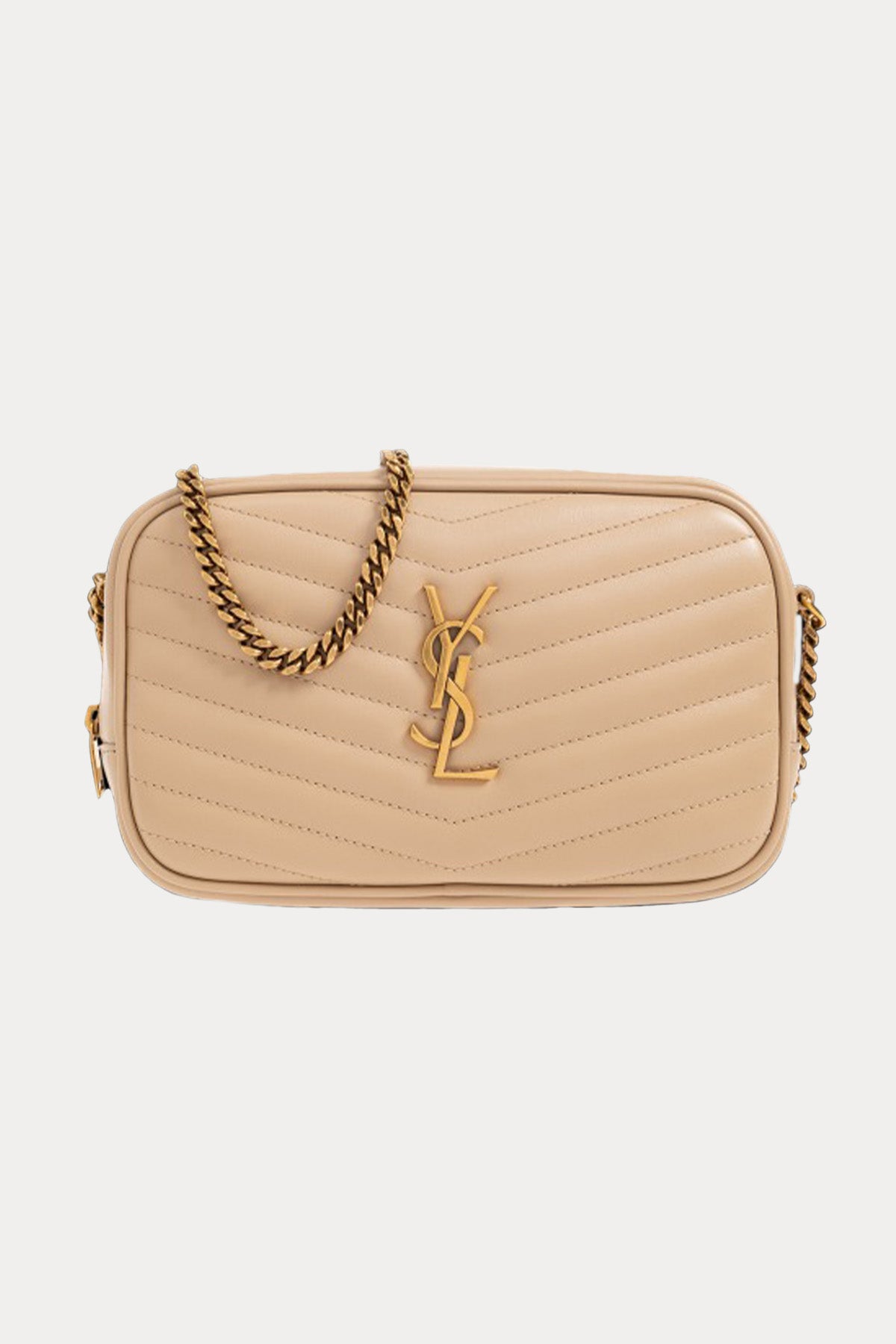 Saint Laurent Zincir Askılı Mini Deri Omuz Çantası