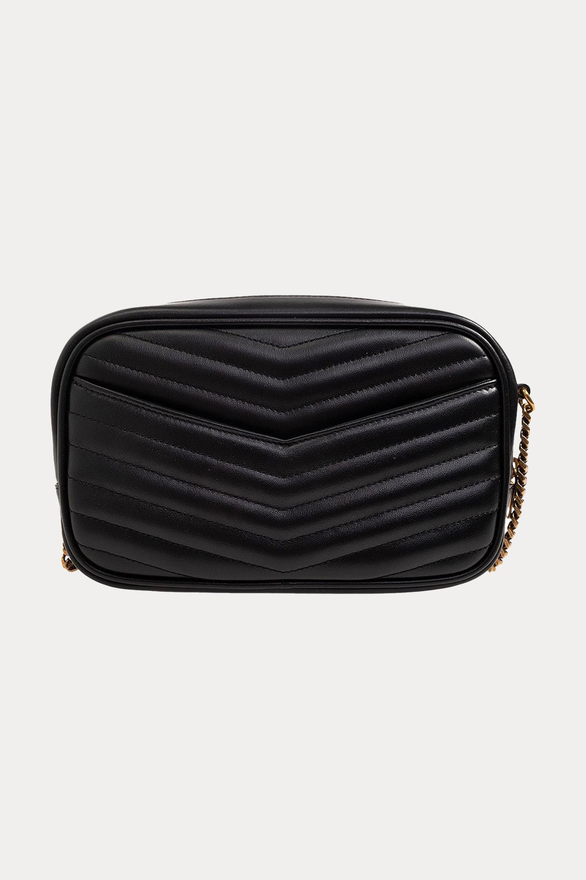 Saint Laurent Zincir Askılı Mini Deri Omuz Çantası