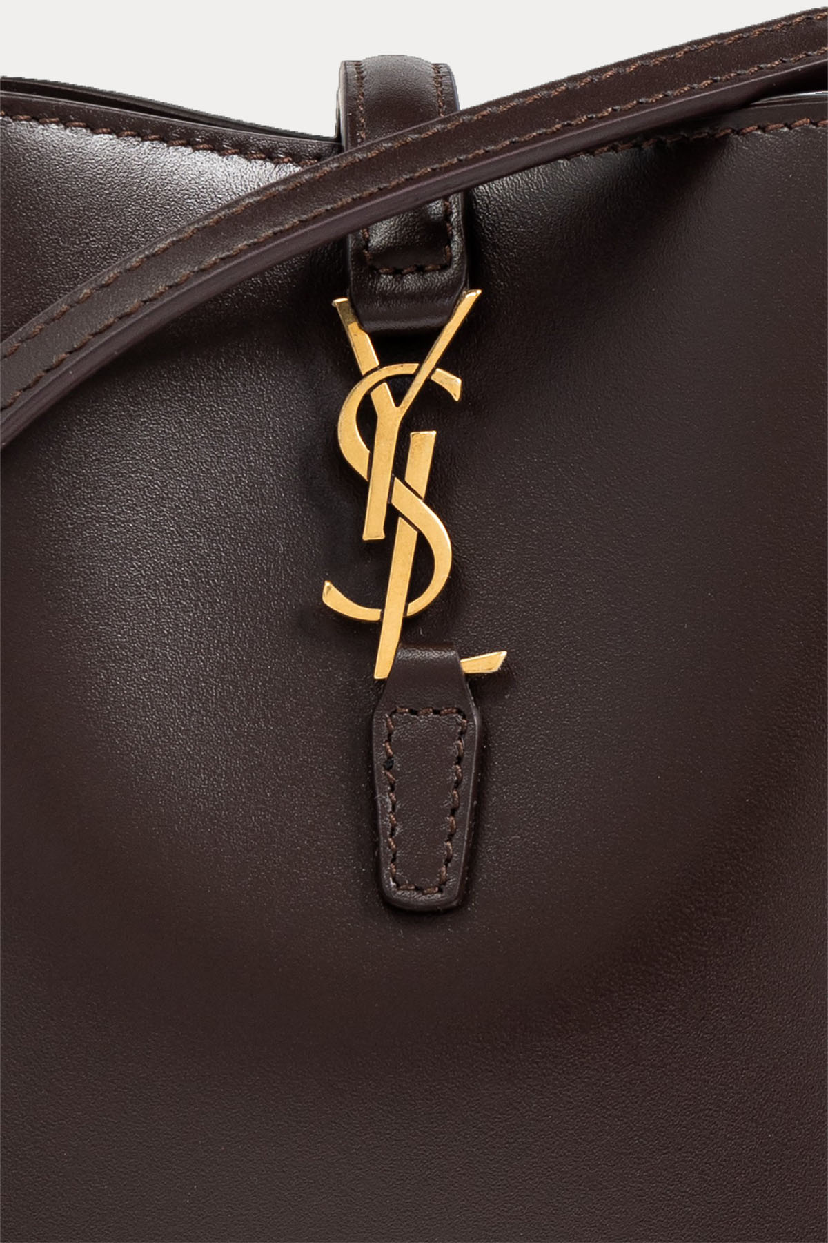Saint Laurent Logolu Small Deri Omuz Çantası-Çanta-Libas