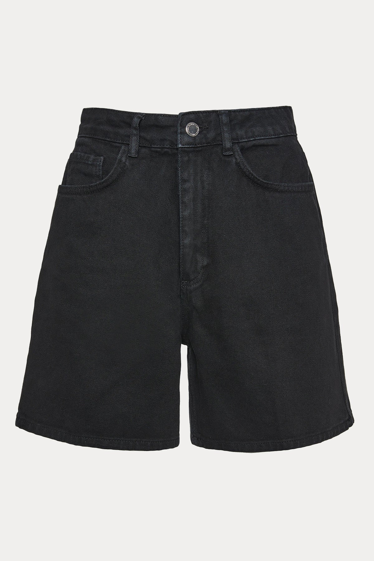 Bsb Regular Fit Yüksek Bel Denim Şort