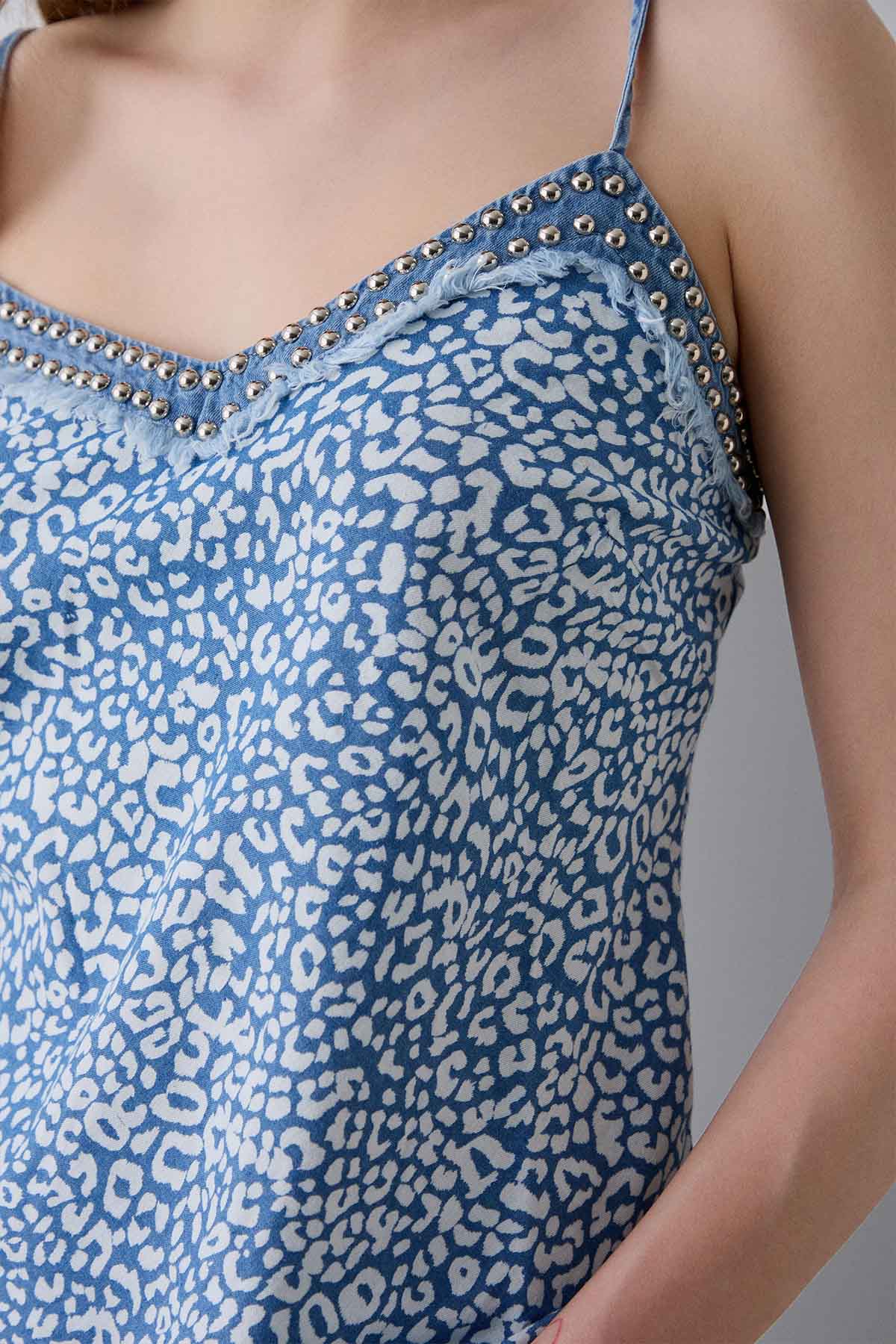 Bsb Regular Fit Askılı Troklu Bluz-Bluz-Libas
