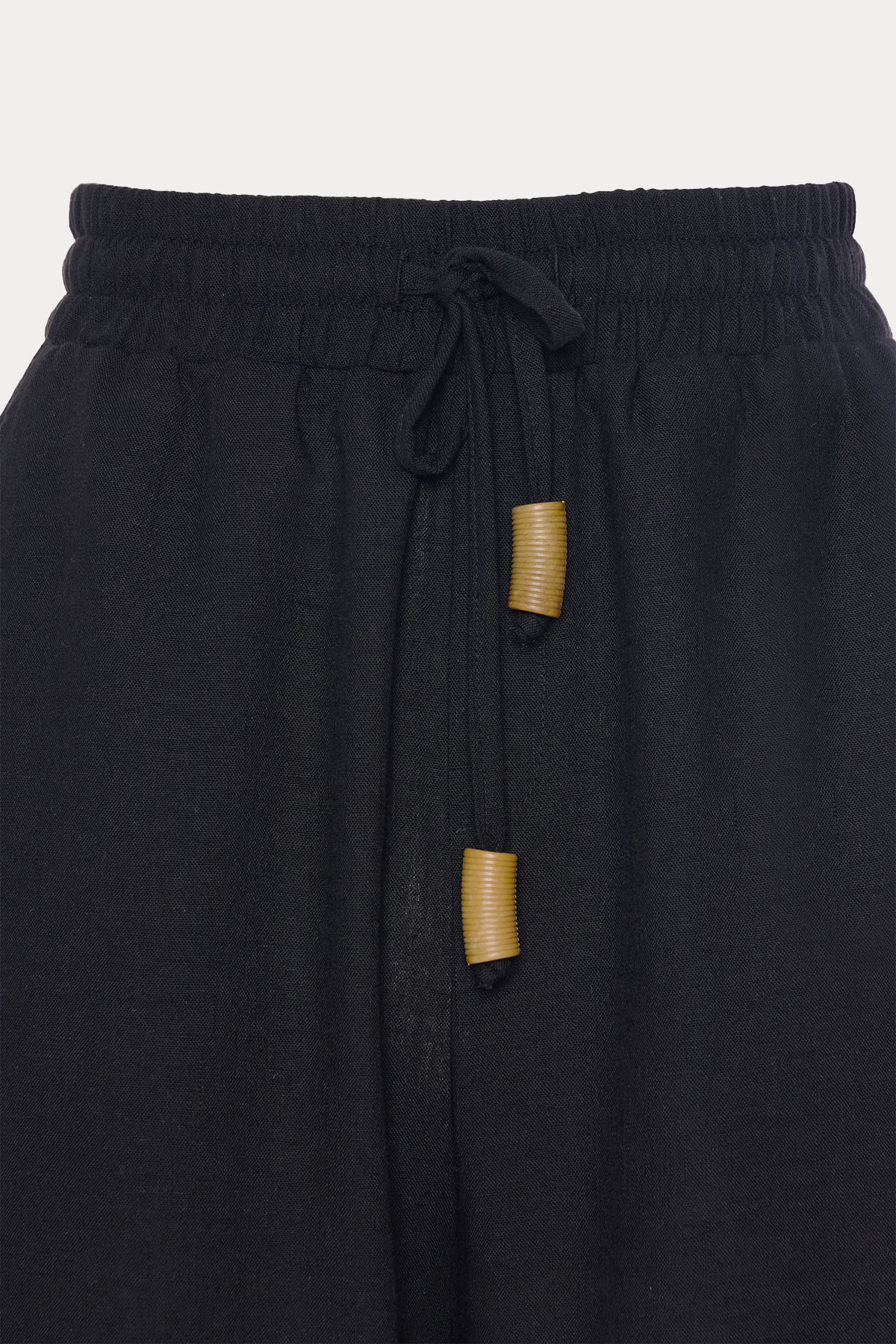 Bsb Relaxed Fit Beli Lastikli Yandan Cepli Pantolon