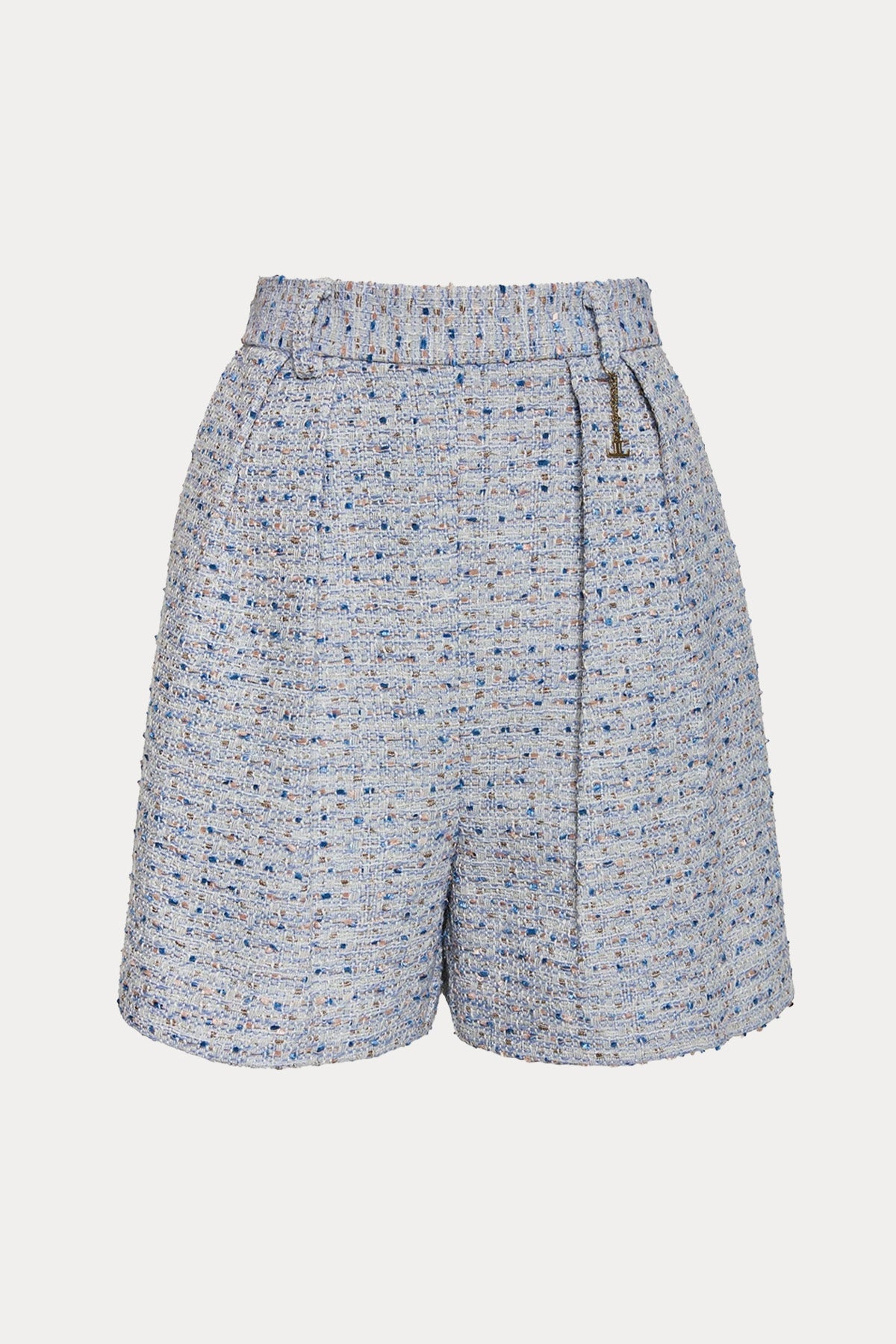 Lynne Relaxed Fit Yüksek Bel Tek Pileli Şort