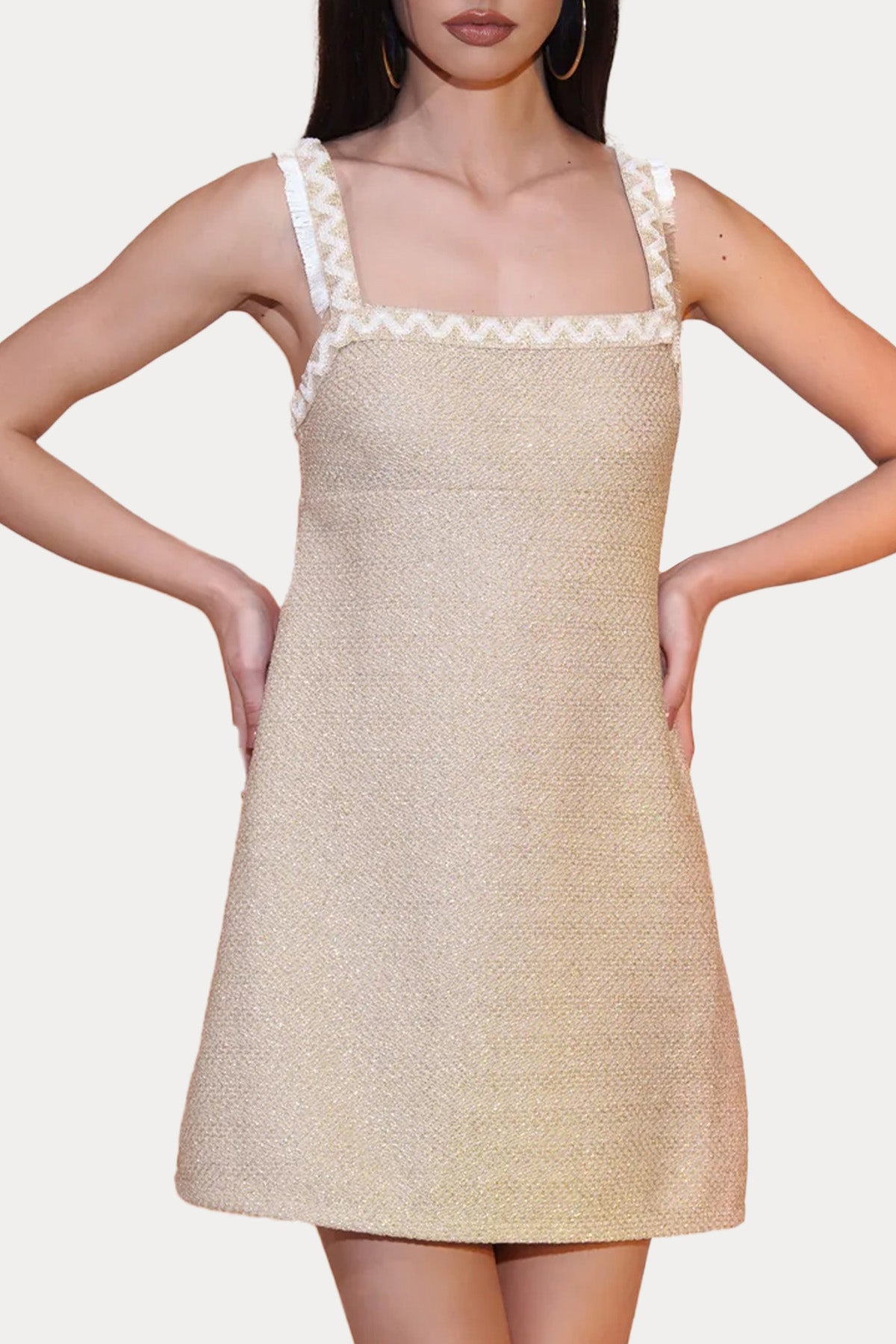 Pho Firenze Kalın Askılı Mini Elbise