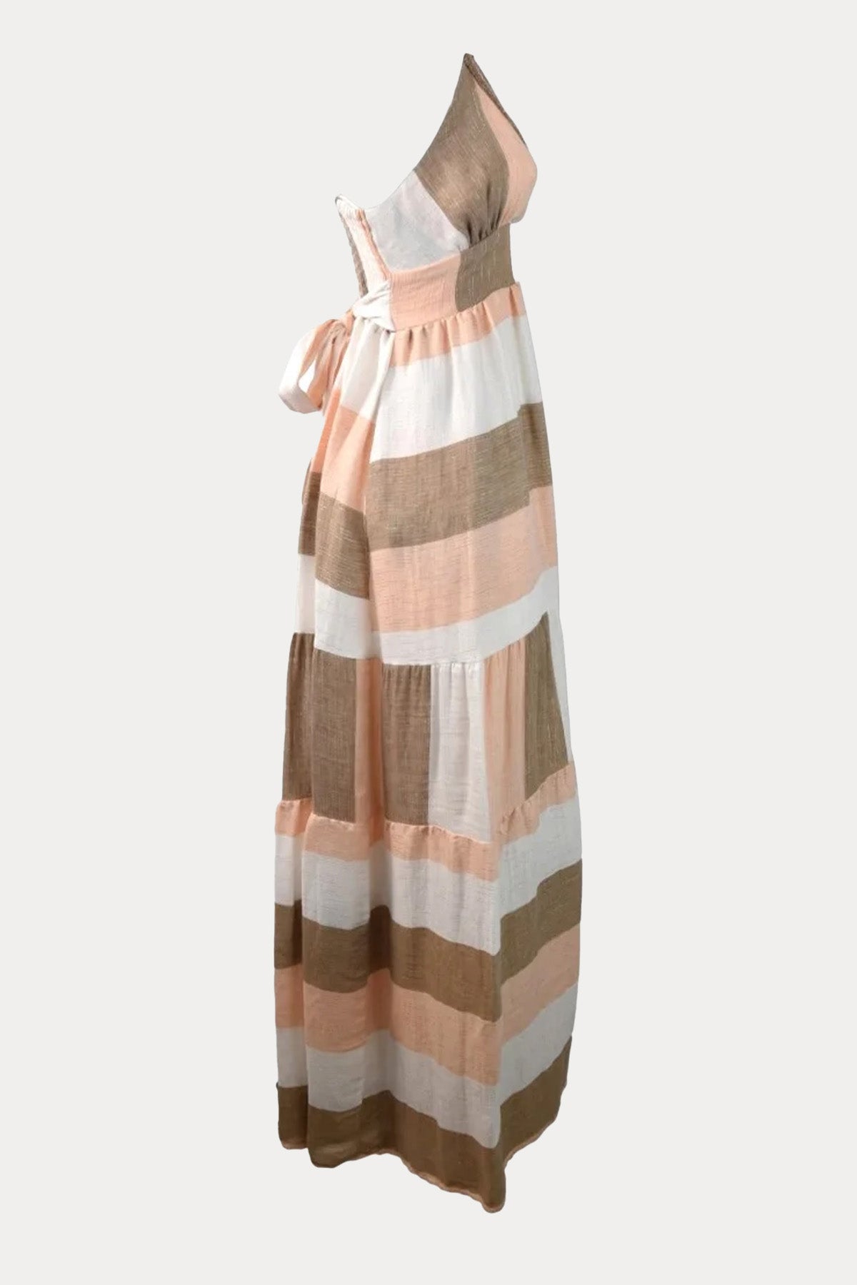 Pho Firenze Maxi Keten Elbise