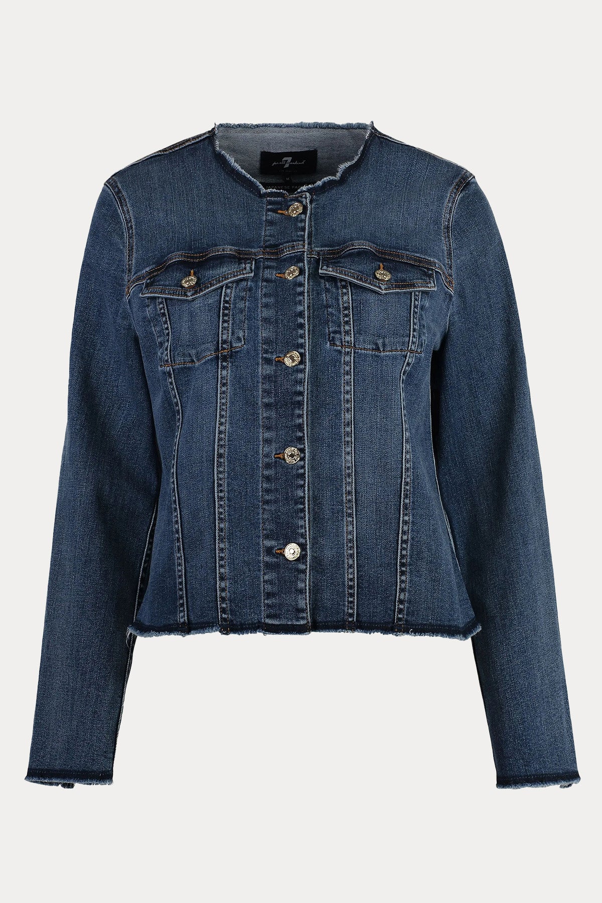 7 For All Mankind Slim Fit Denim Ceket