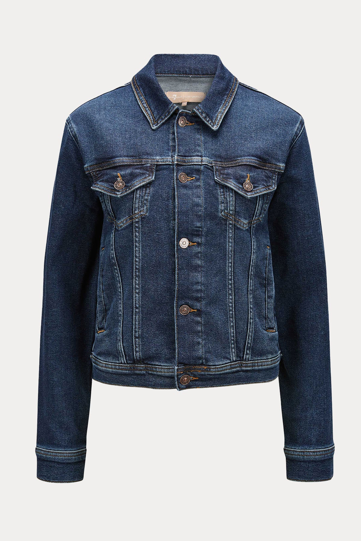 7 For All Mankind Luxe Vintage Streç Denim Ceket