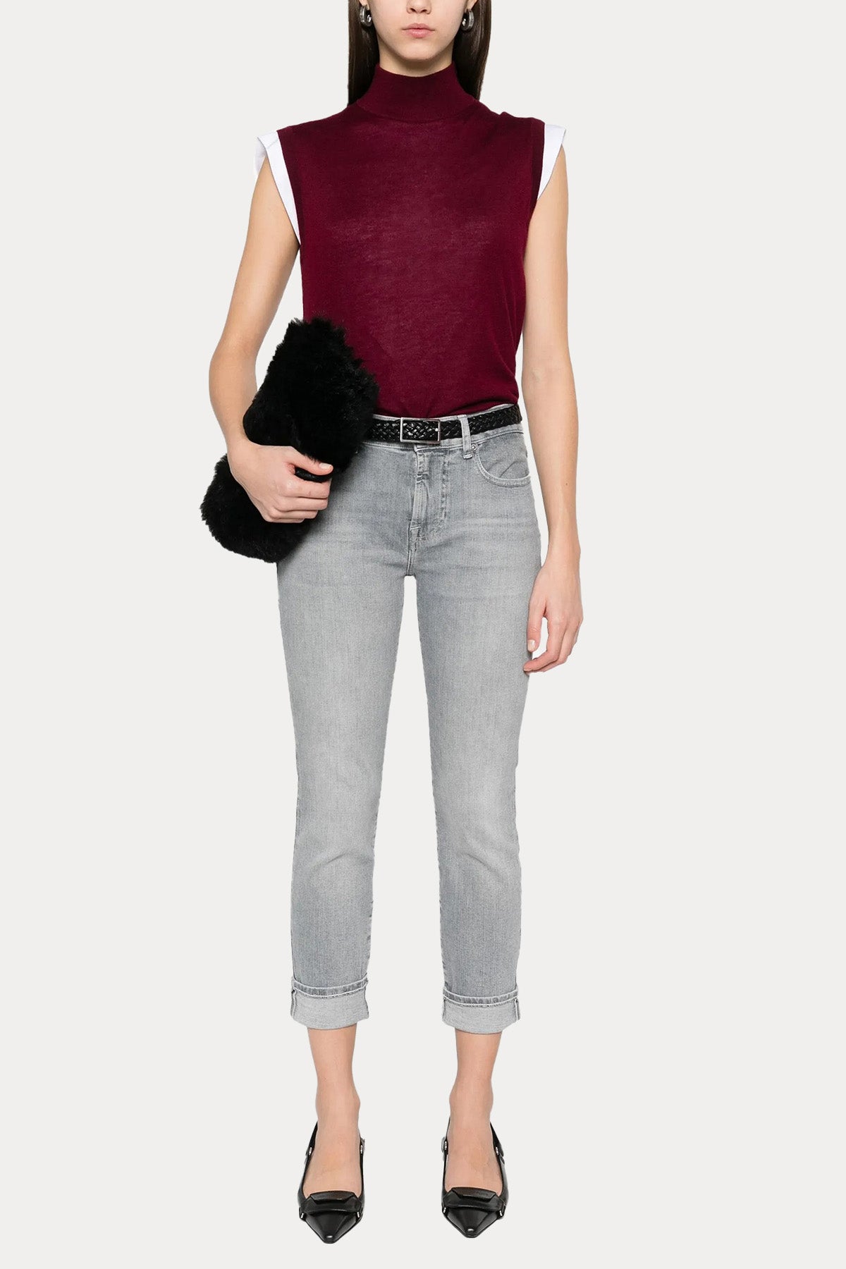 7 For All Mankind Relaxed Skinny Girlfriend Fit Jeans