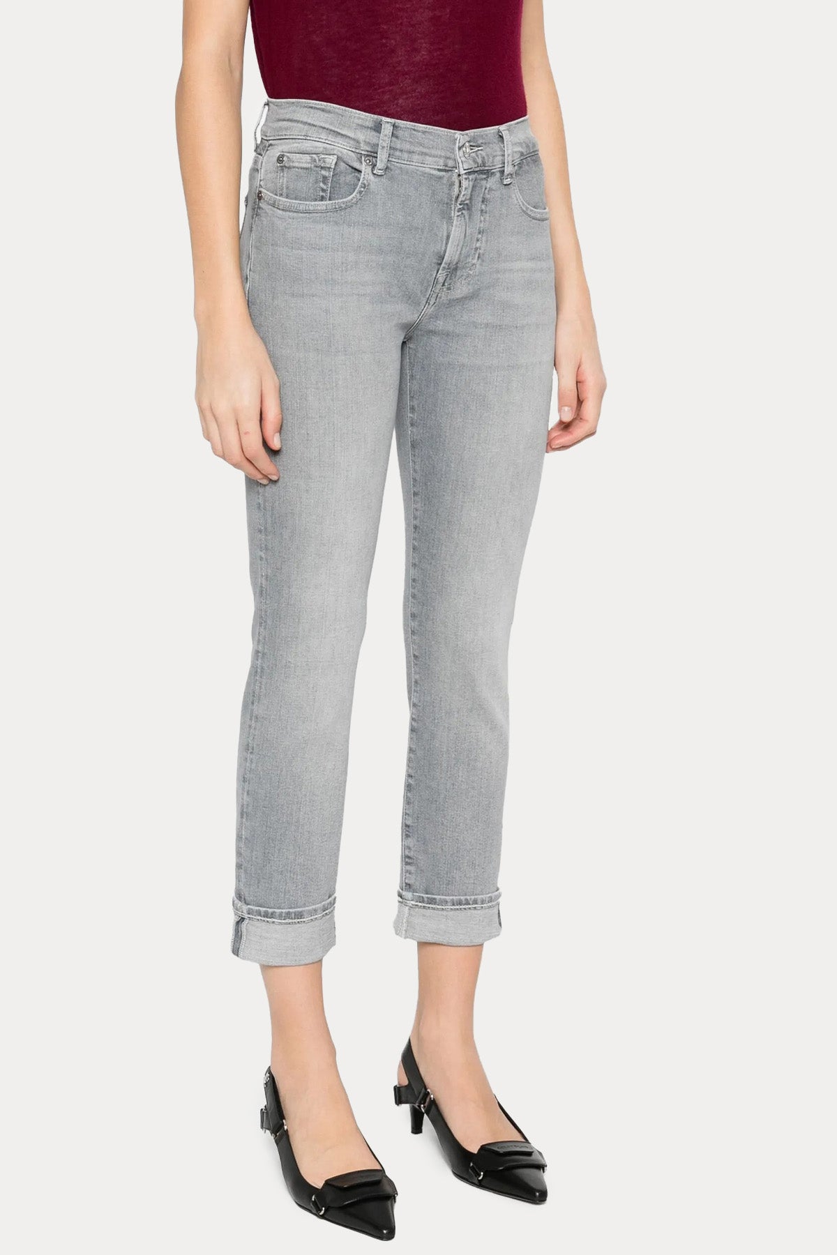 7 For All Mankind Relaxed Skinny Girlfriend Fit Jeans