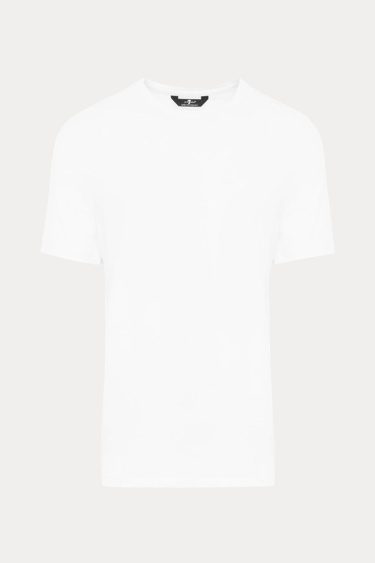 7 For All Mankind Yuvarlak Yaka Luxe Performance Streç T-shirt